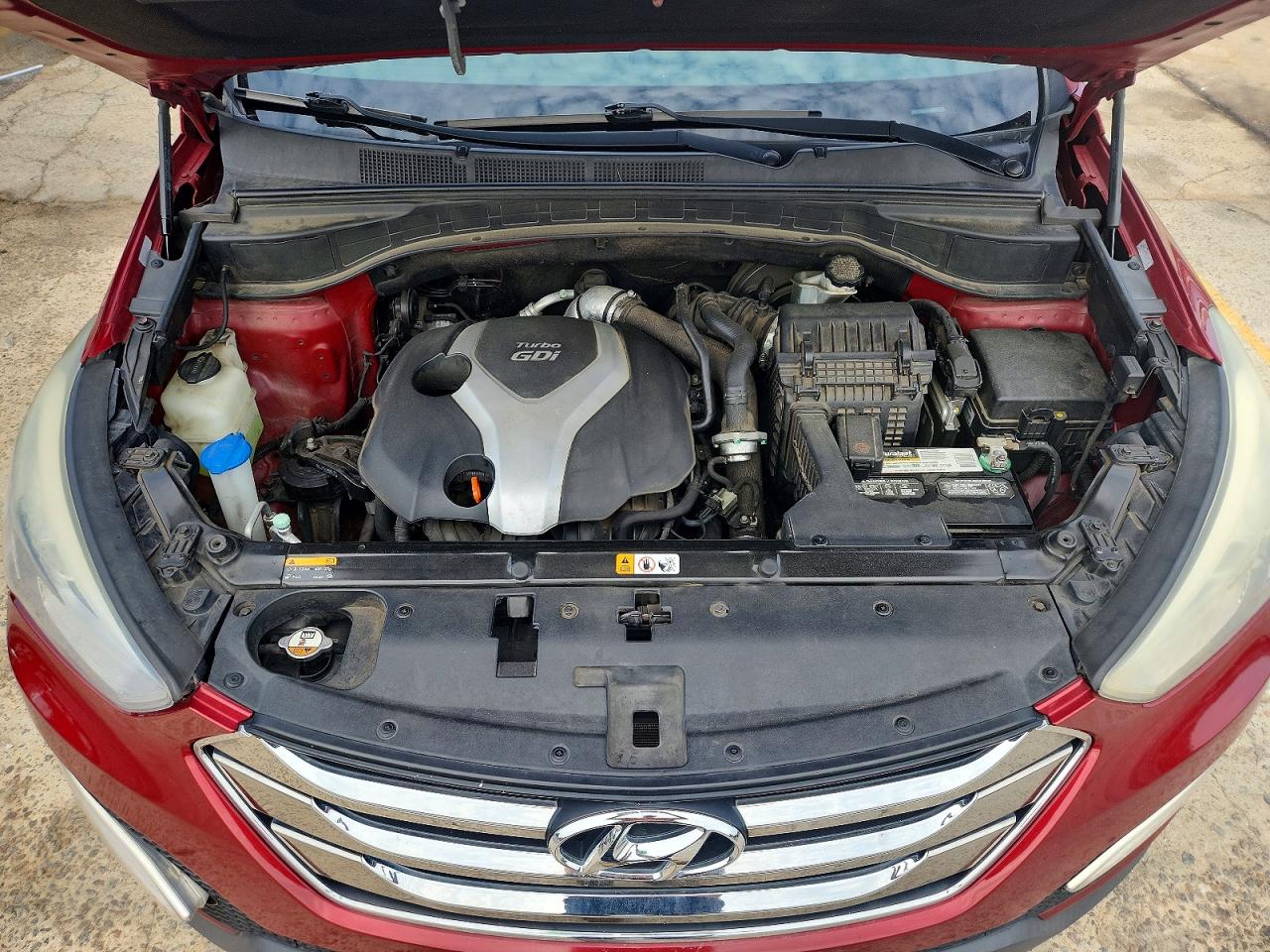 2013 Hyundai Santa Fe Sport 2.0t Бордовый vin: 5XYZU3LA0DG088758