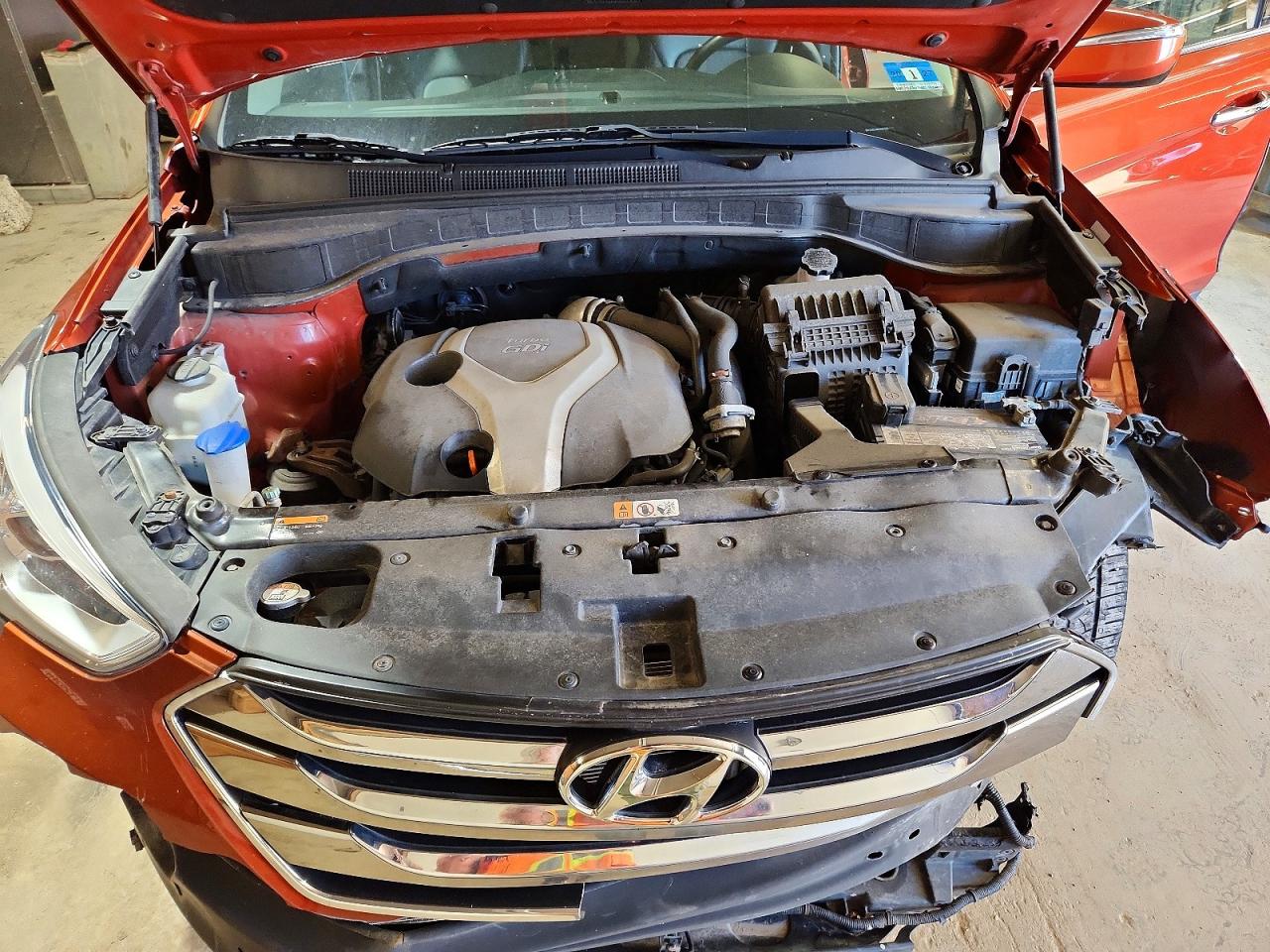 2013 Hyundai Santa Fe Sport 2.0t Orange vin: 5XYZU3LA0DG089358