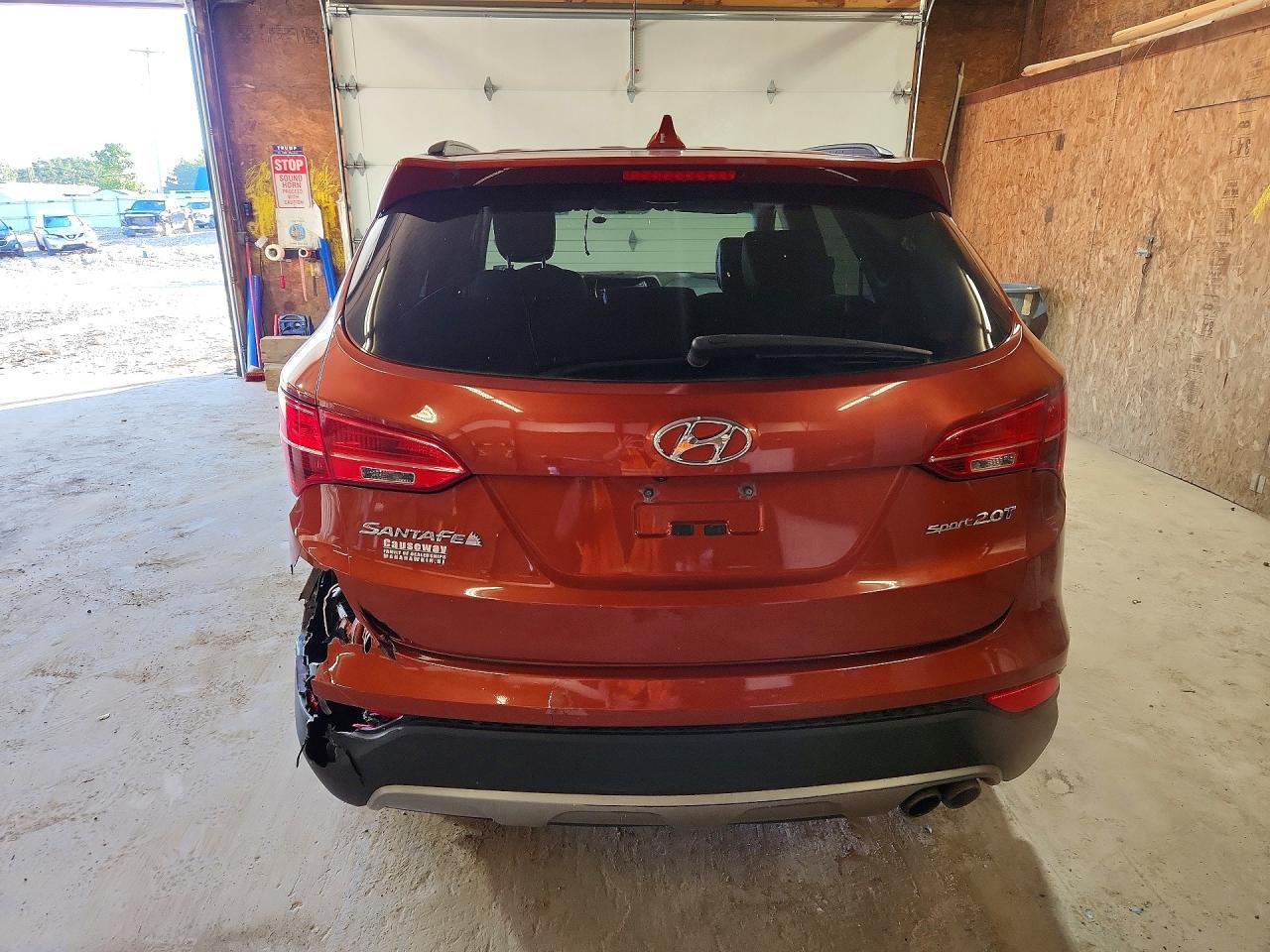 2013 Hyundai Santa Fe Sport 2.0t Orange vin: 5XYZU3LA0DG089358