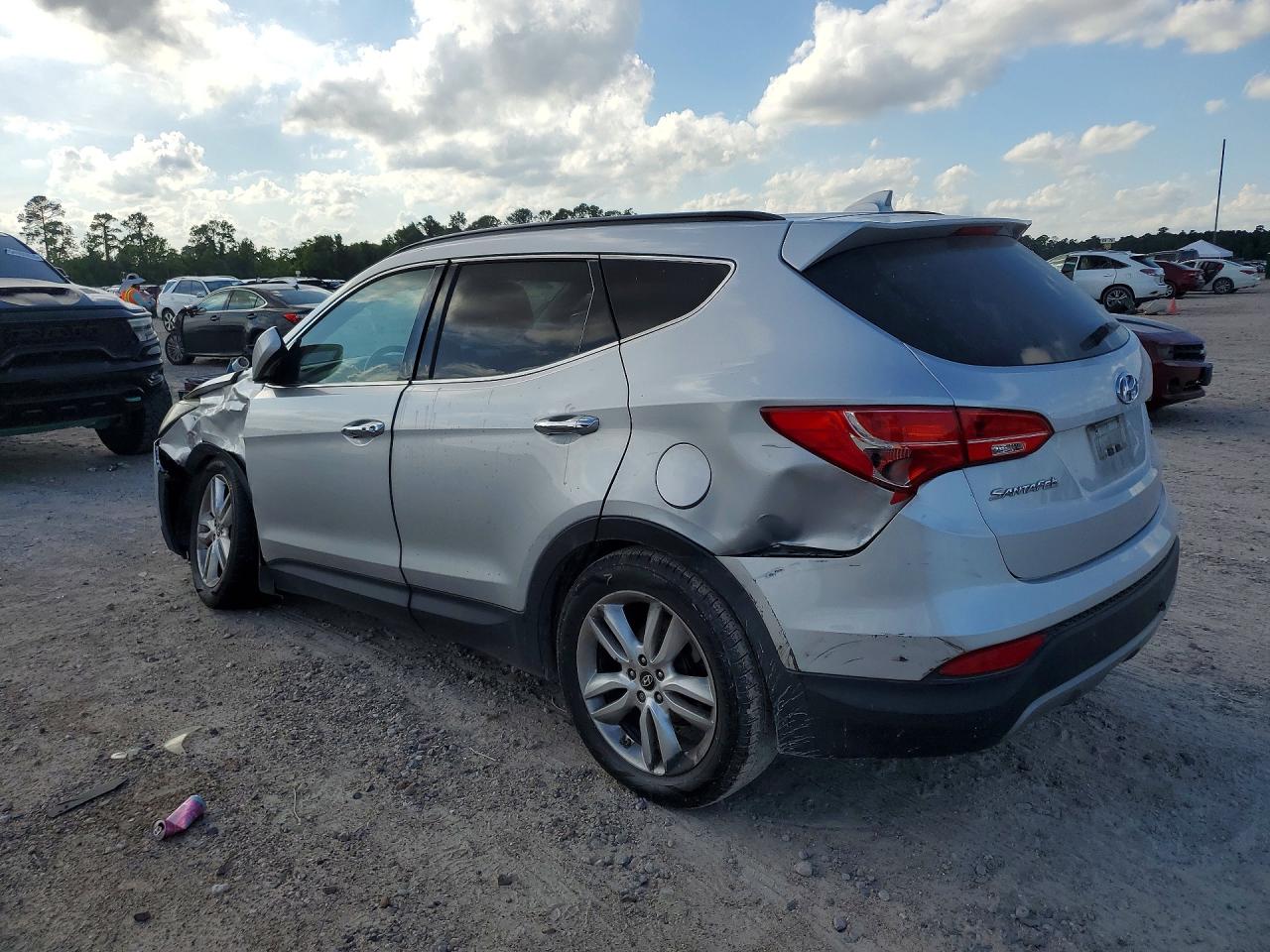 2013 Hyundai Santa Fe Sport 2.0t Silver vin: 5XYZU3LA0DG098304
