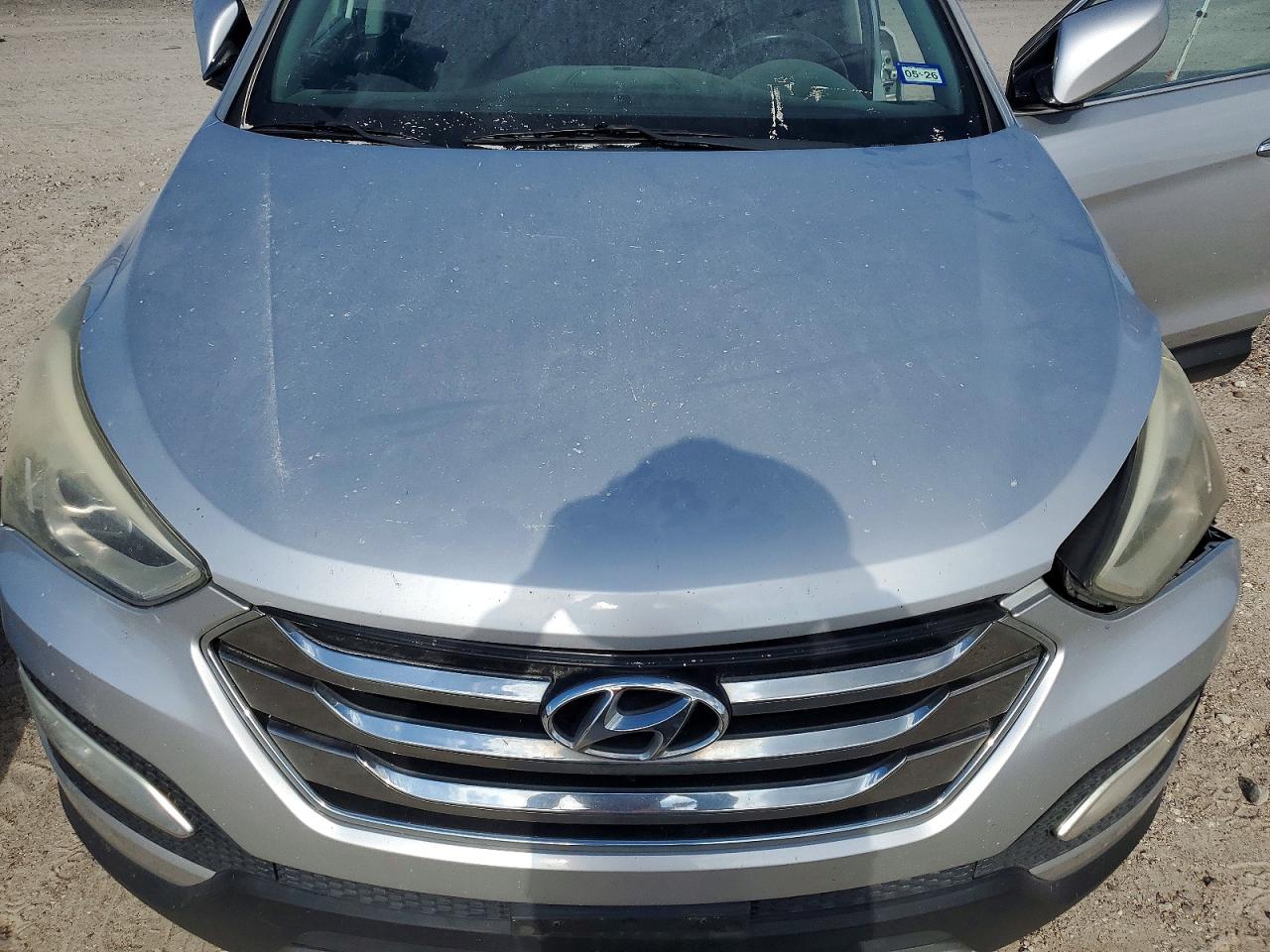 2013 Hyundai Santa Fe Sport 2.0t Silver vin: 5XYZU3LA0DG098304