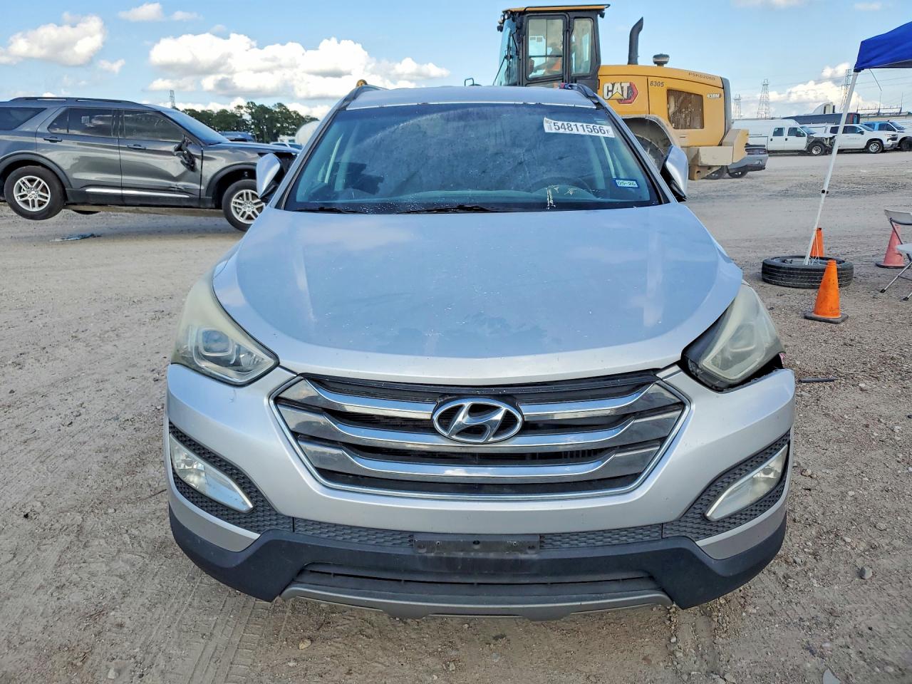 2013 Hyundai Santa Fe Sport 2.0t Silver vin: 5XYZU3LA0DG098304