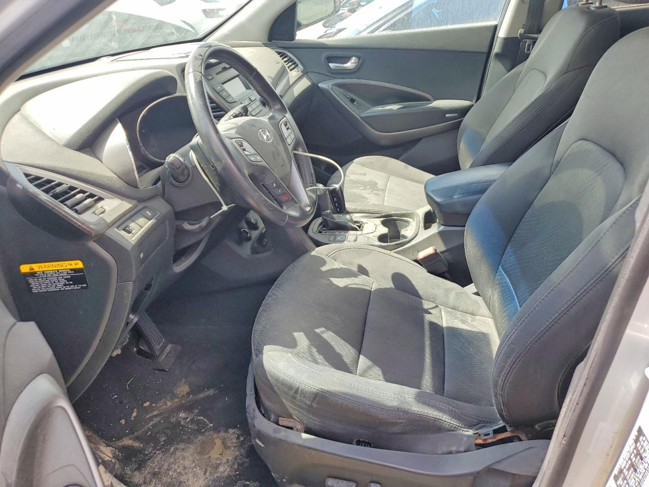 2013 Hyundai Santa Fe Sport 2.0t Silver vin: 5XYZU3LA0DG098304