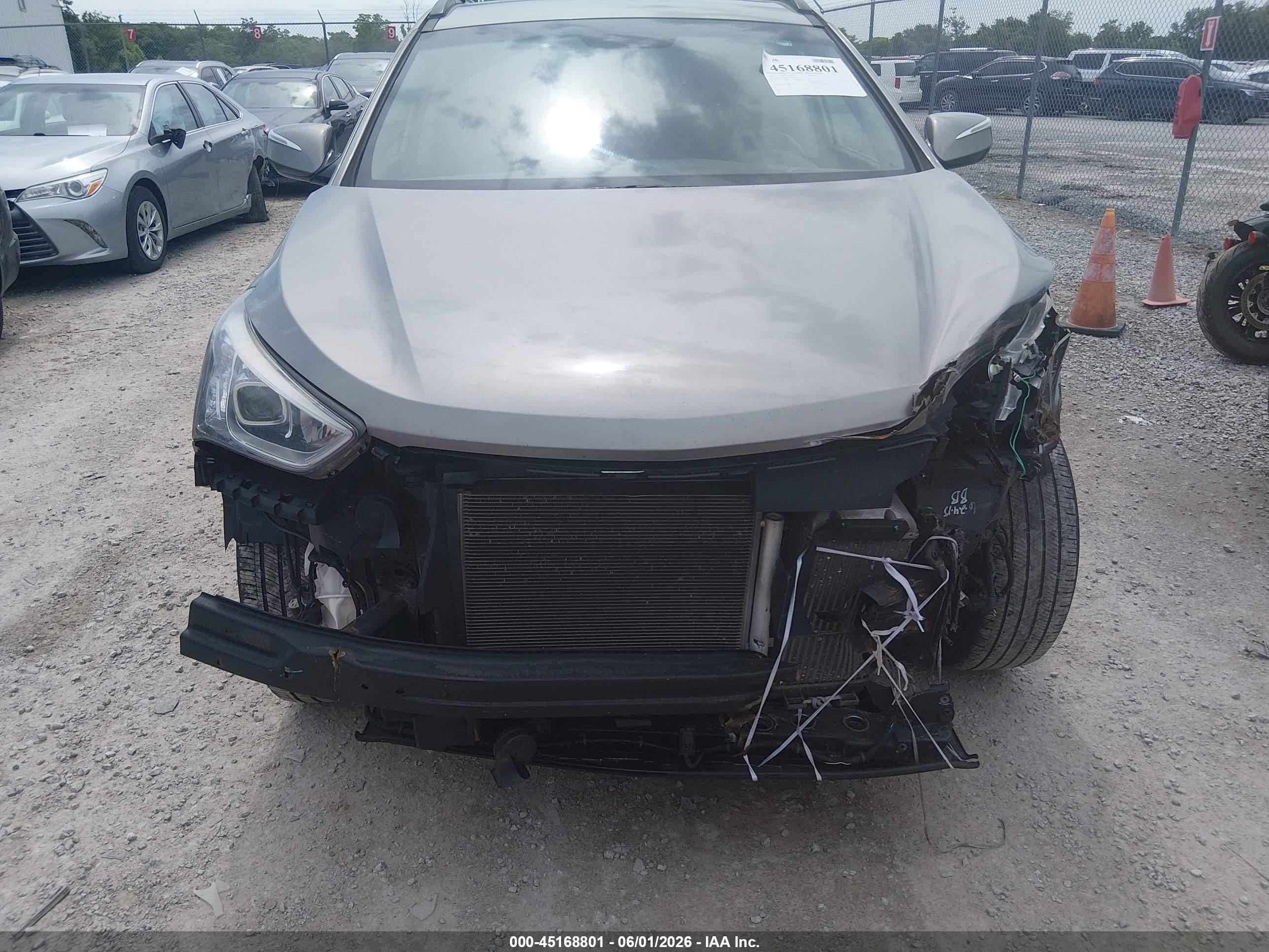 2013 Hyundai Santa Fe Sport 2.0t Gray vin: 5XYZU3LA0DG105008