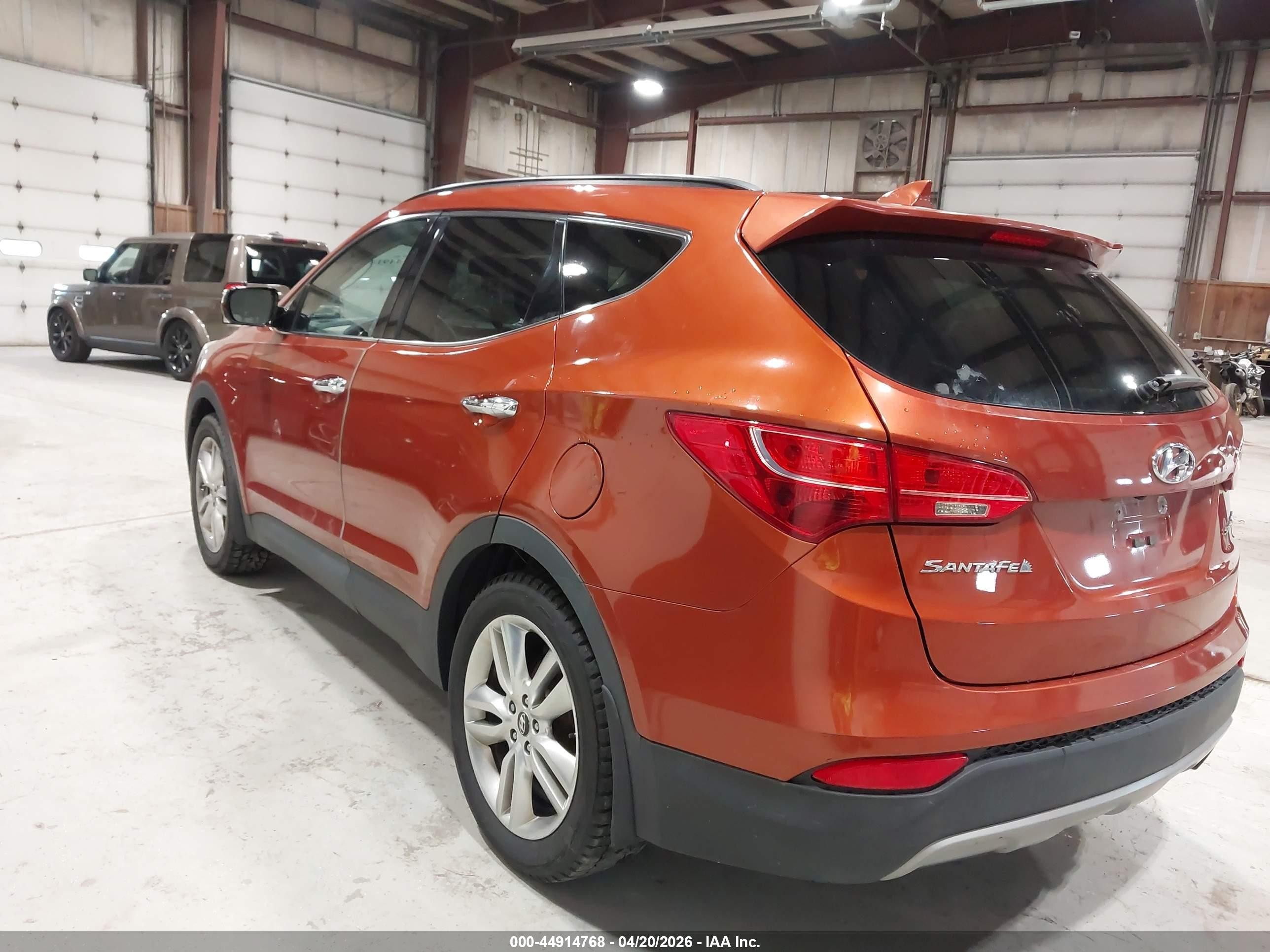 2013 Hyundai Santa Fe Sport 2.0t Orange vin: 5XYZU3LA0DG120849