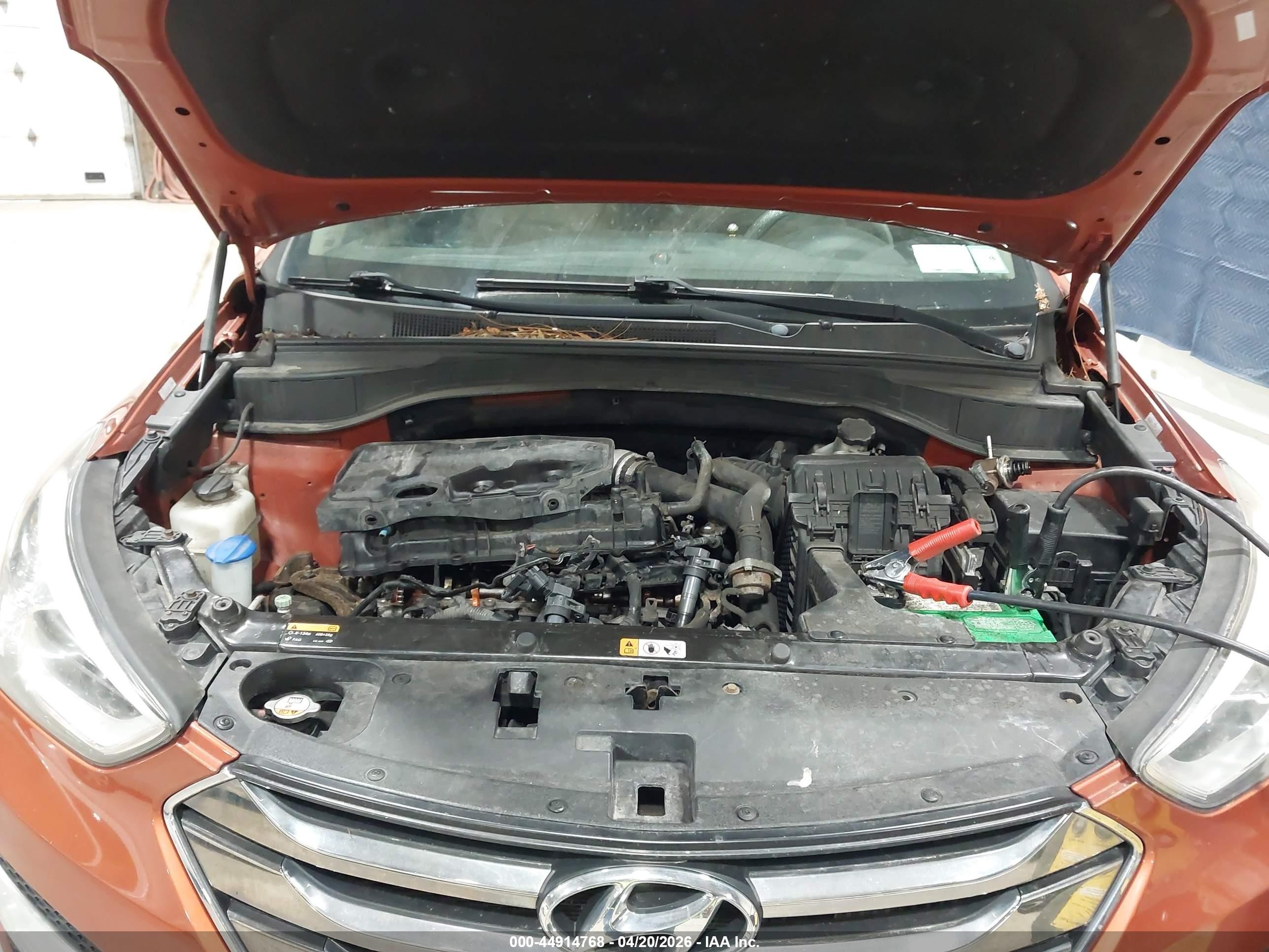 2013 Hyundai Santa Fe Sport 2.0t Orange vin: 5XYZU3LA0DG120849