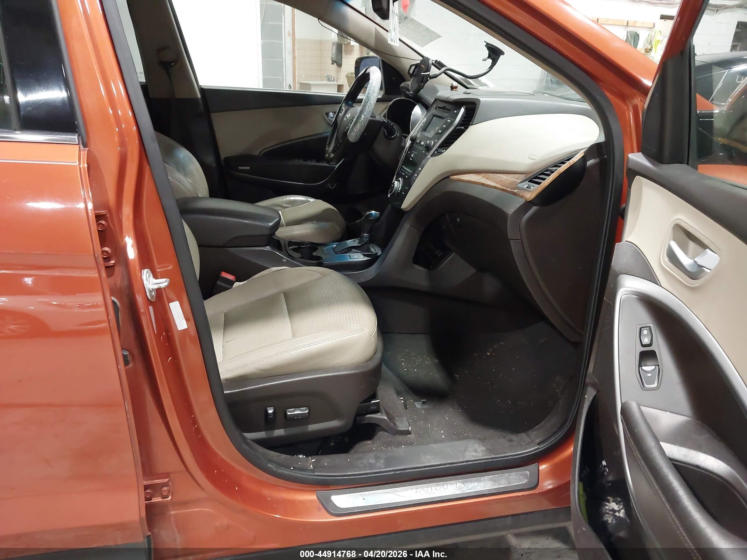 2013 Hyundai Santa Fe Sport 2.0t Orange vin: 5XYZU3LA0DG120849