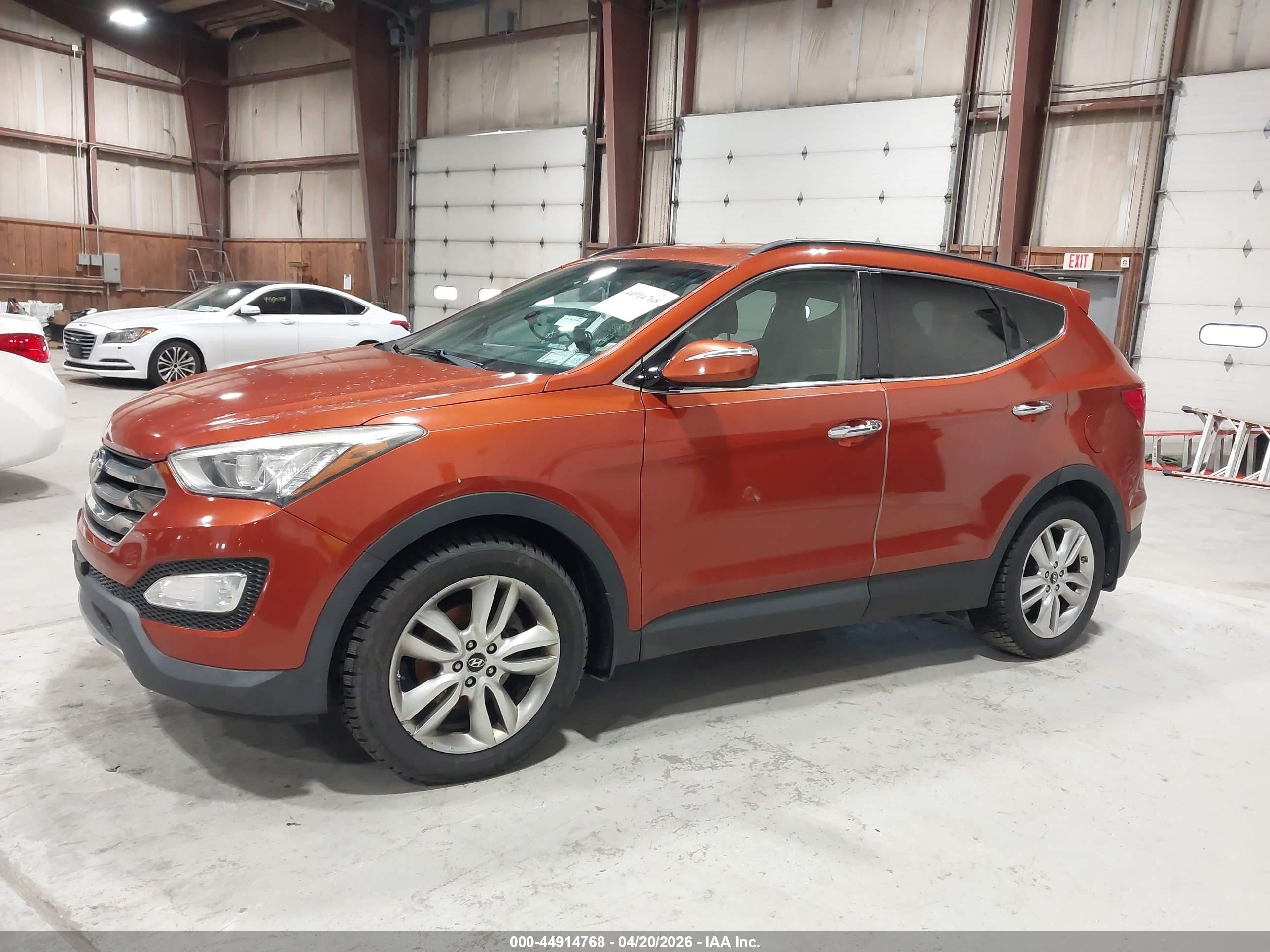 2013 Hyundai Santa Fe Sport 2.0t Orange vin: 5XYZU3LA0DG120849