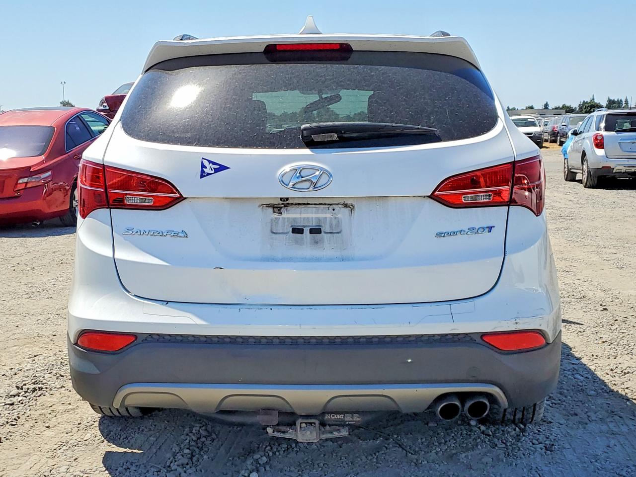 2014 Hyundai Santa Fe Sport 2.0t Белый vin: 5XYZU3LA0EG161113