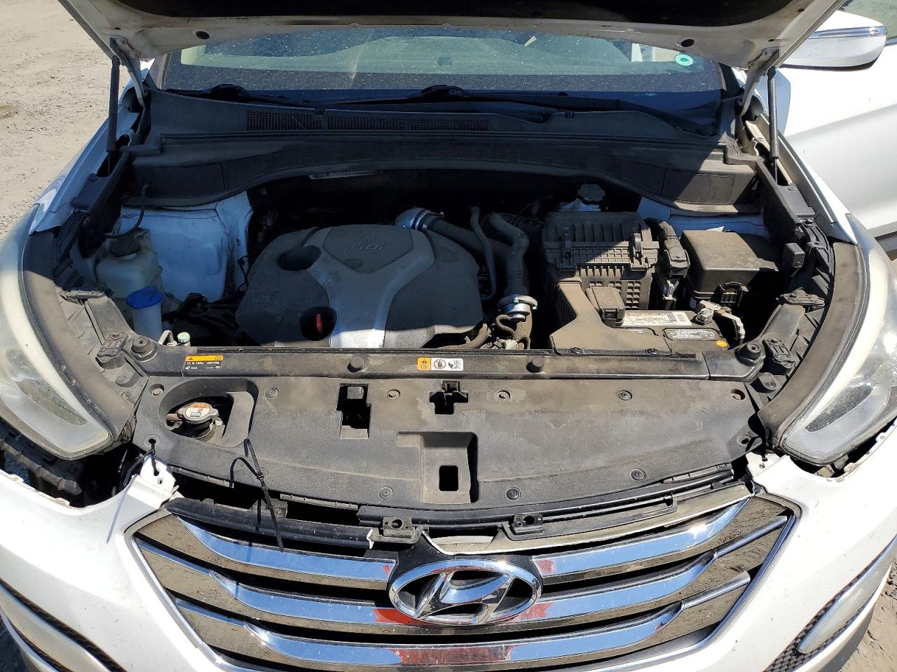 2014 Hyundai Santa Fe Sport 2.0t Белый vin: 5XYZU3LA0EG161113