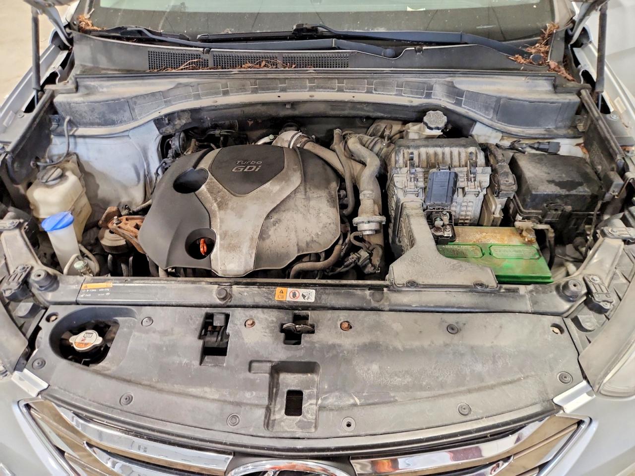 2014 Hyundai Santa Fe Sport 2.0t Серебряный vin: 5XYZU3LA0EG168546