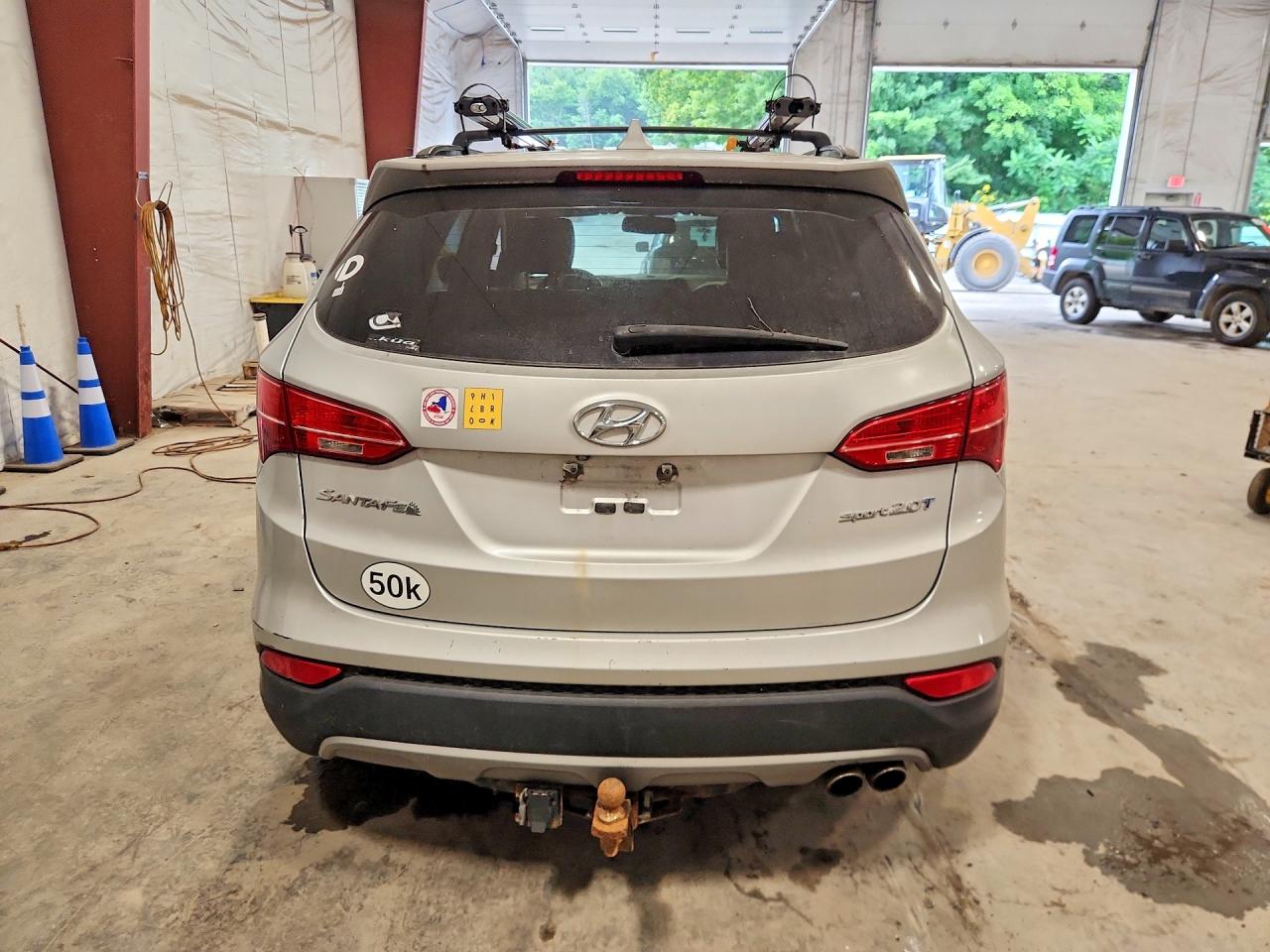 2014 Hyundai Santa Fe Sport 2.0t Серебряный vin: 5XYZU3LA0EG168546