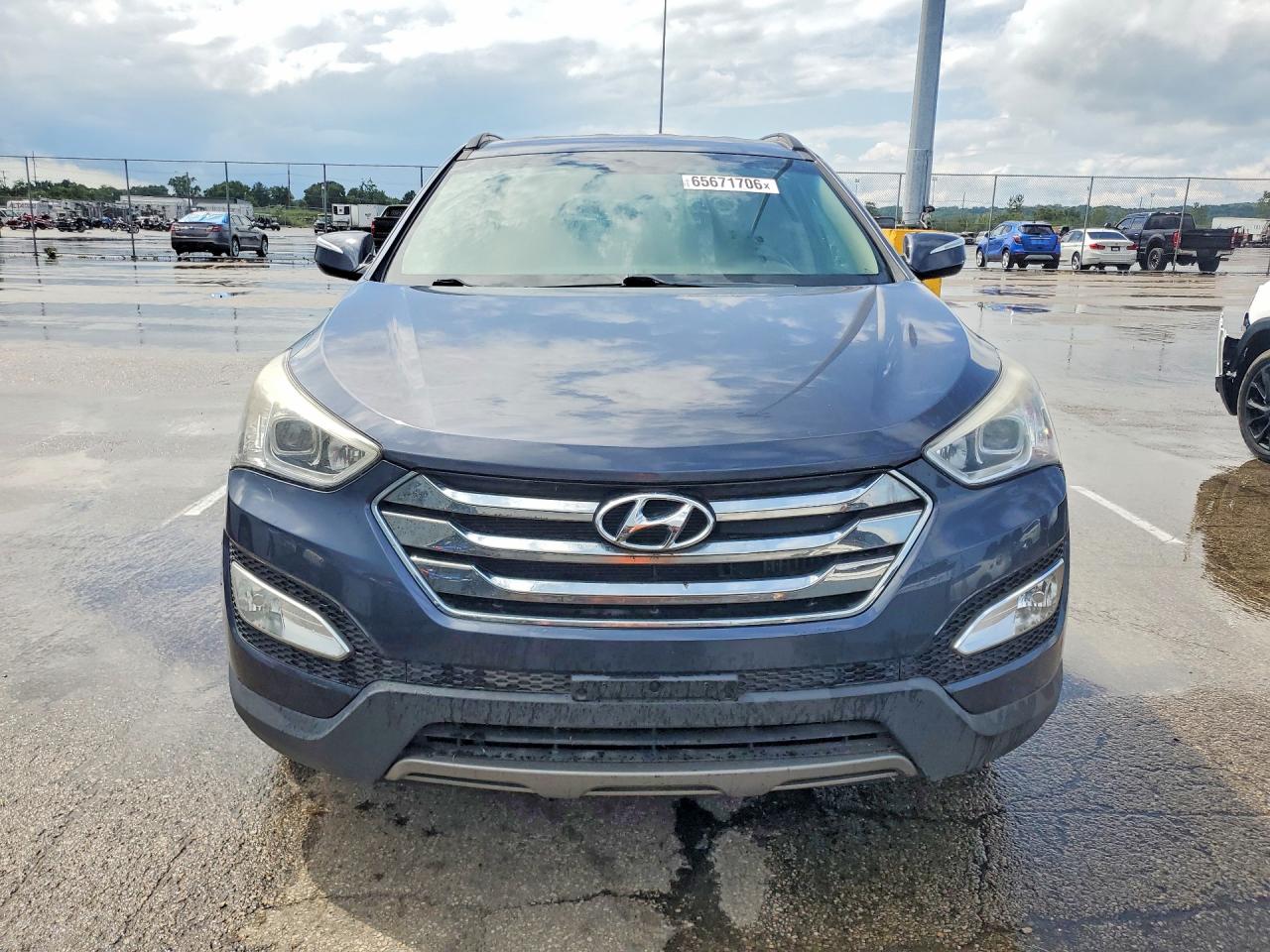 2014 Hyundai Santa Fe Sport 2.0t Blue vin: 5XYZU3LA0EG185315