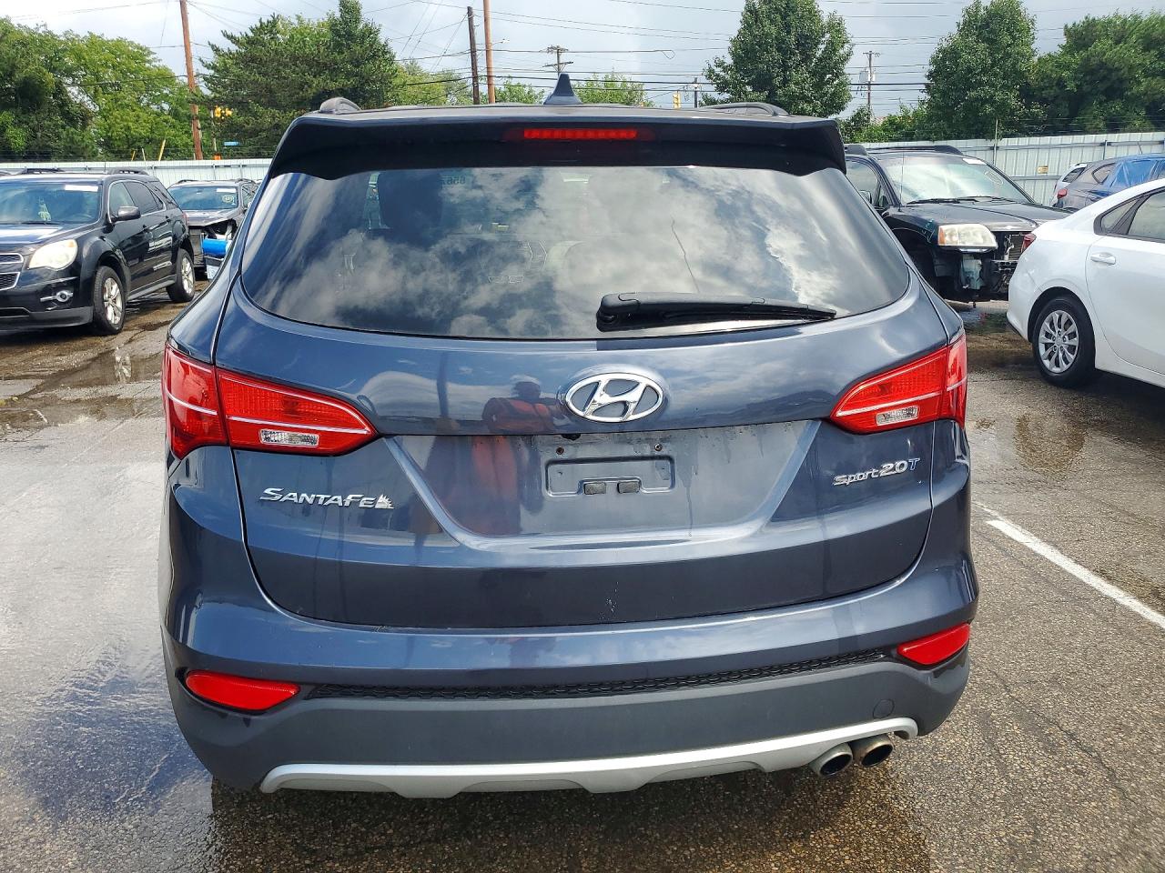 2014 Hyundai Santa Fe Sport 2.0t Blue vin: 5XYZU3LA0EG185315