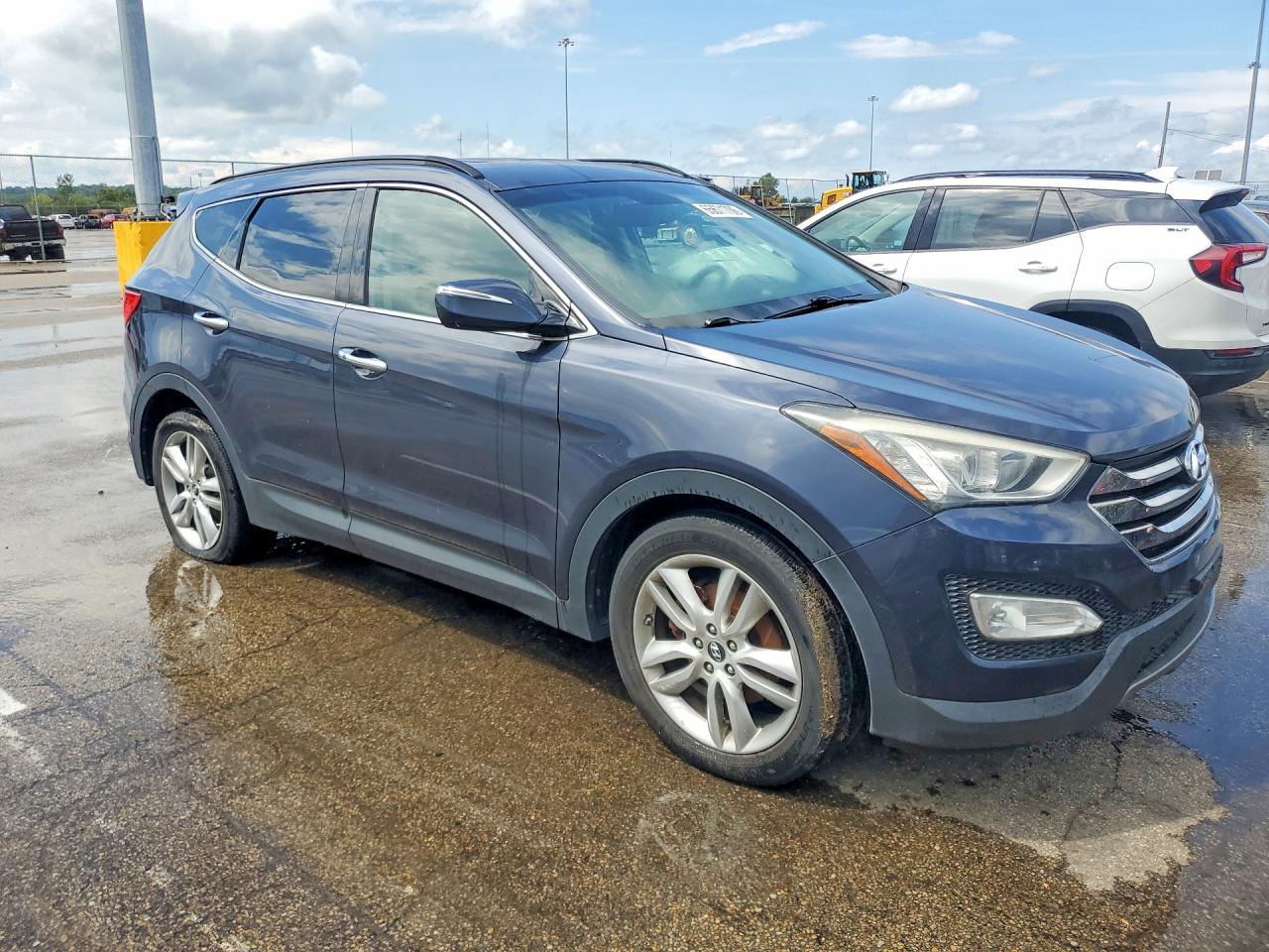 2014 Hyundai Santa Fe Sport 2.0t Blue vin: 5XYZU3LA0EG185315