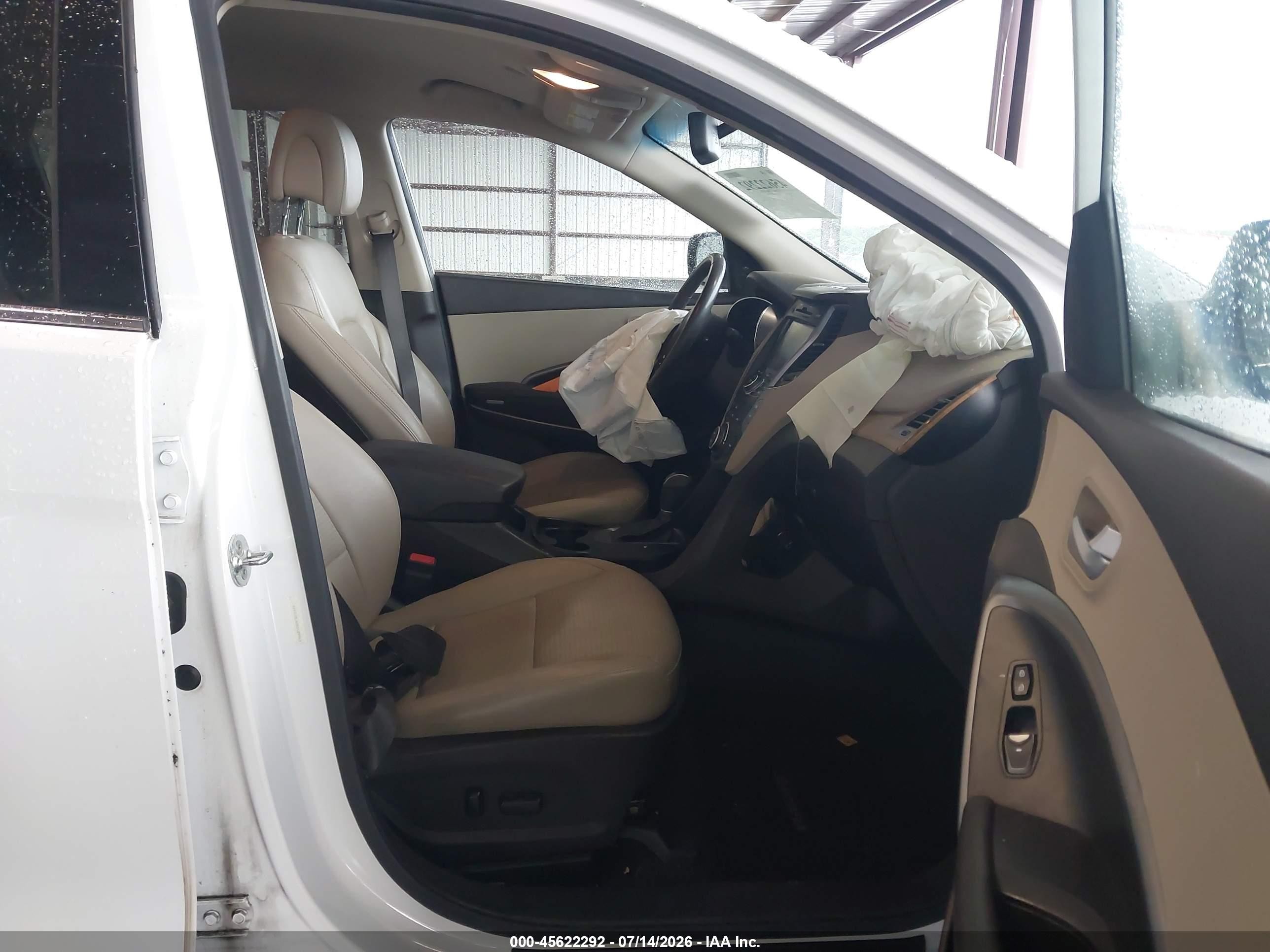 2014 Hyundai Santa Fe Sport 2.0l Turbo White vin: 5XYZU3LA0EG189963