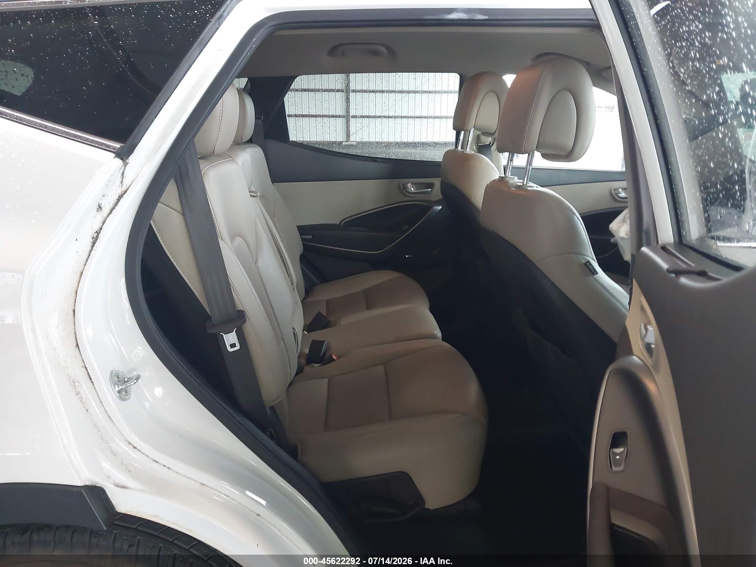 2014 Hyundai Santa Fe Sport 2.0l Turbo White vin: 5XYZU3LA0EG189963