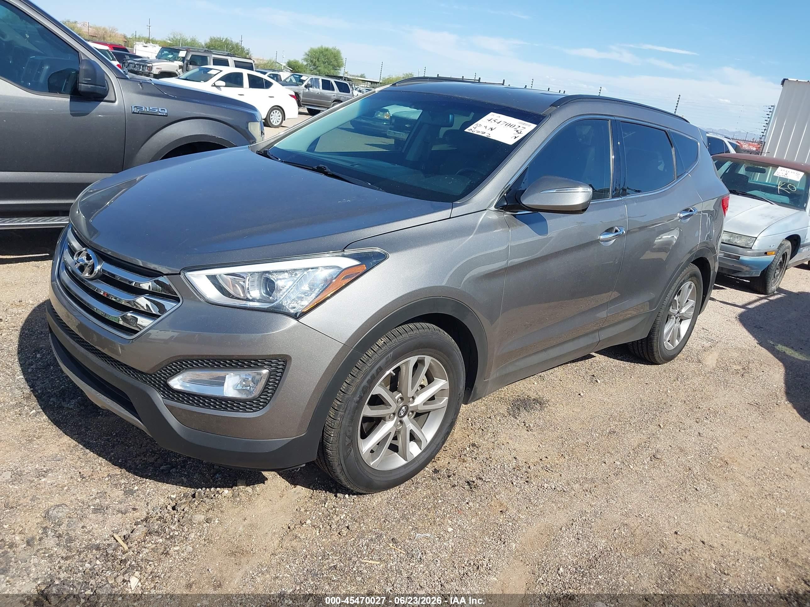 2015 Hyundai Santa Fe Sport 2.0l Turbo Teal vin: 5XYZU3LA0FG241626