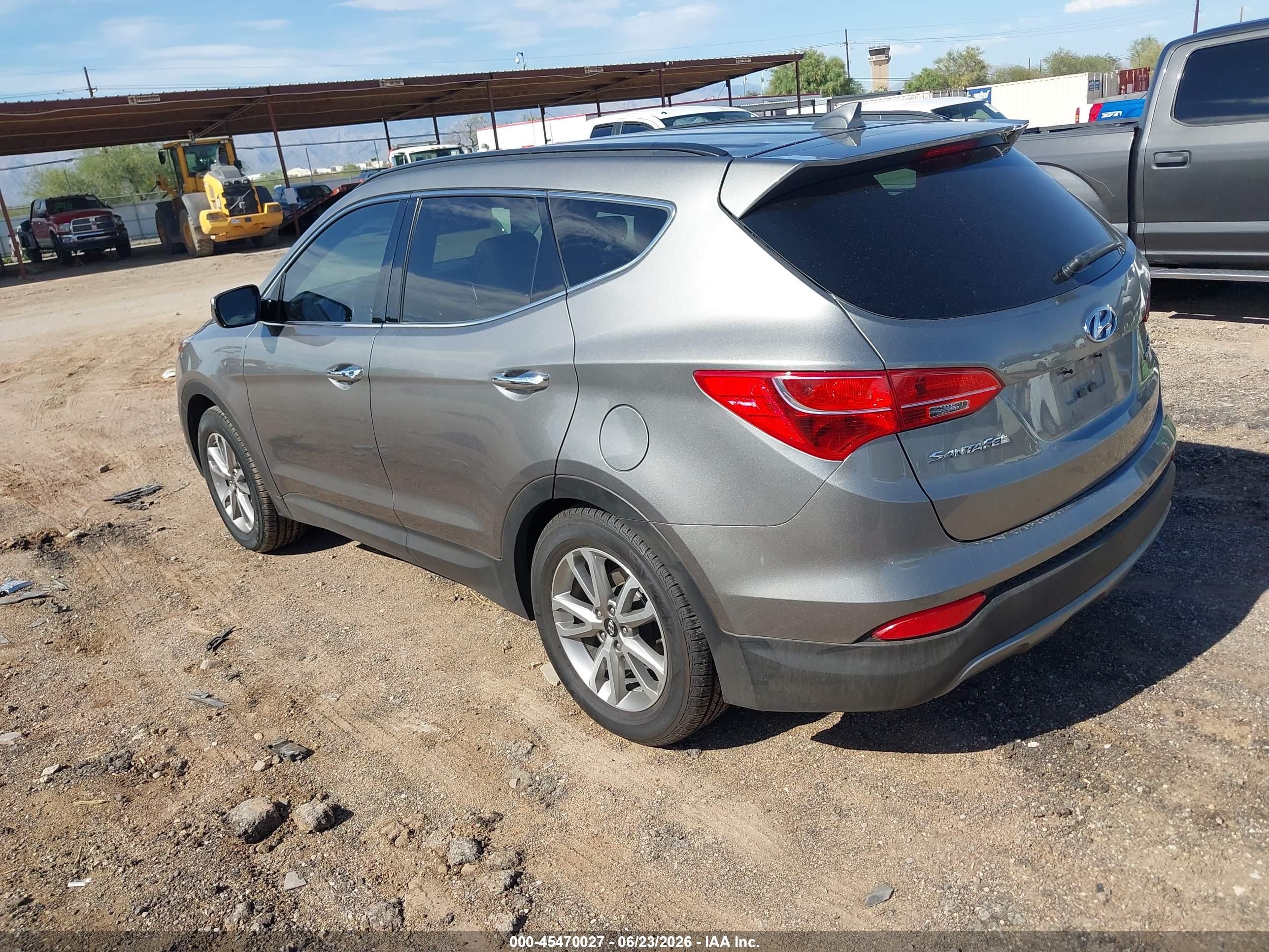 2015 Hyundai Santa Fe Sport 2.0l Turbo Teal vin: 5XYZU3LA0FG241626