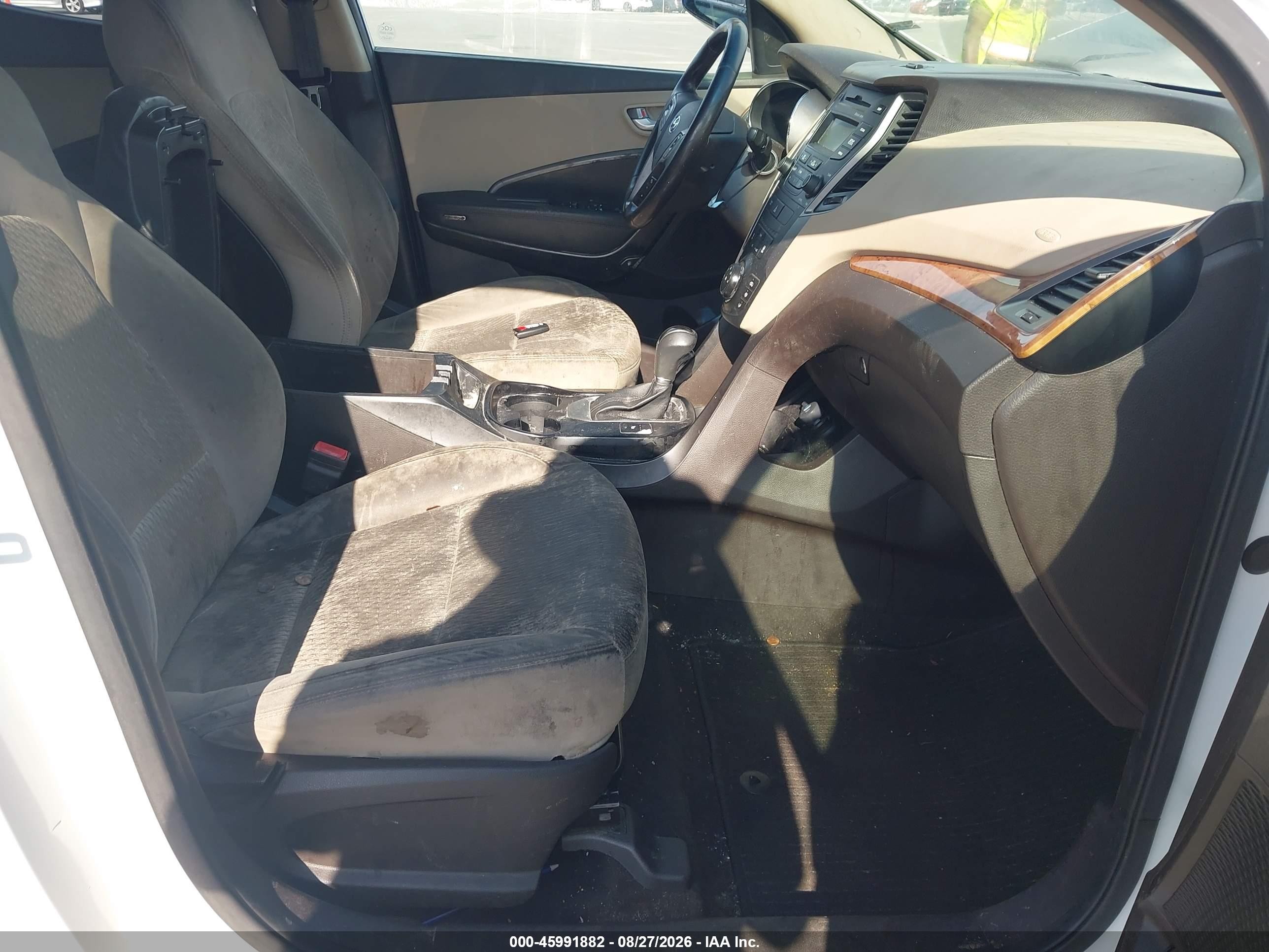 2013 Hyundai Santa Fe Sport 2.0t Yellow vin: 5XYZU3LA1DG010831
