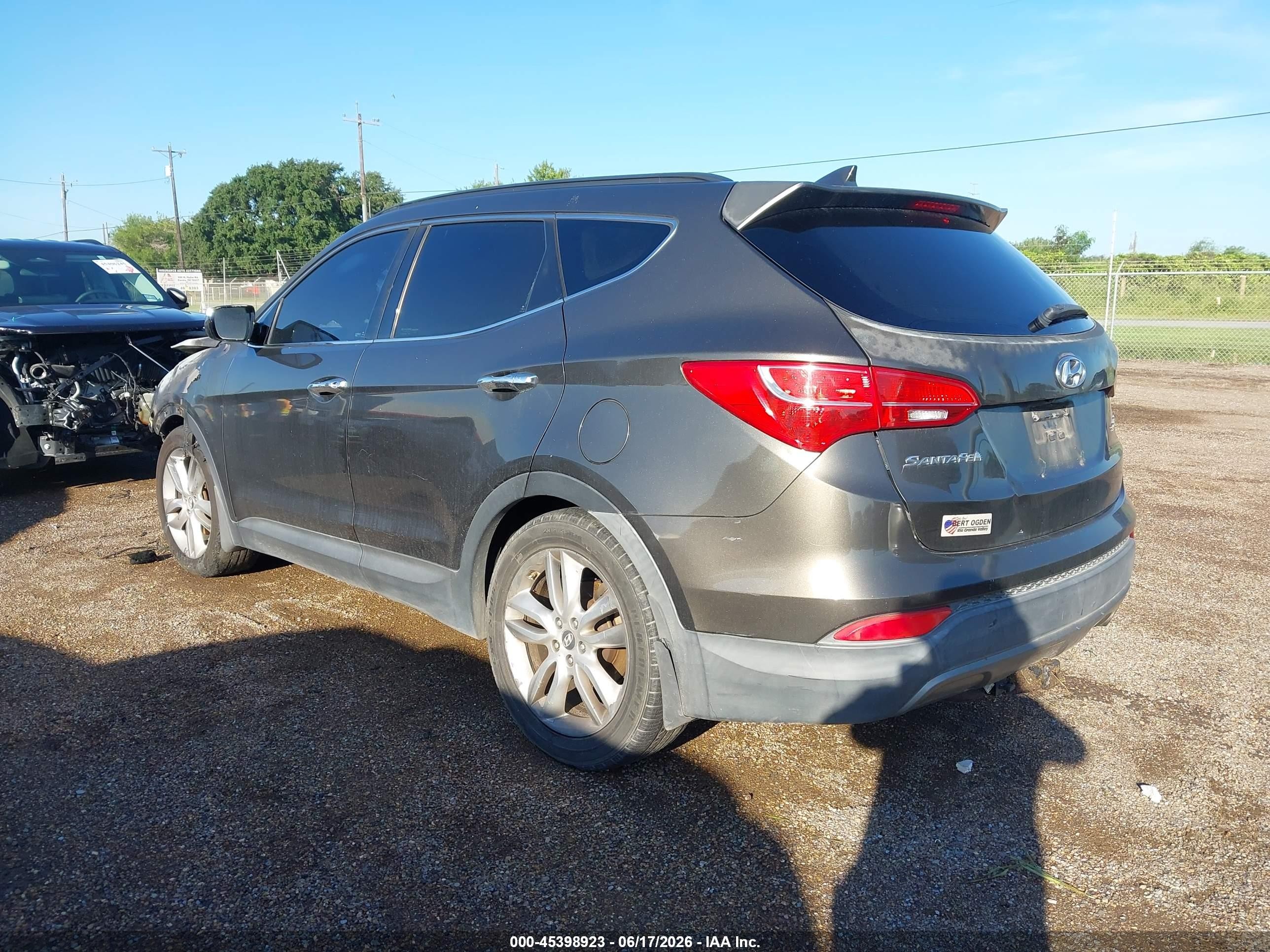 2013 Hyundai Santa Fe Sport 2.0t Brown vin: 5XYZU3LA1DG041075