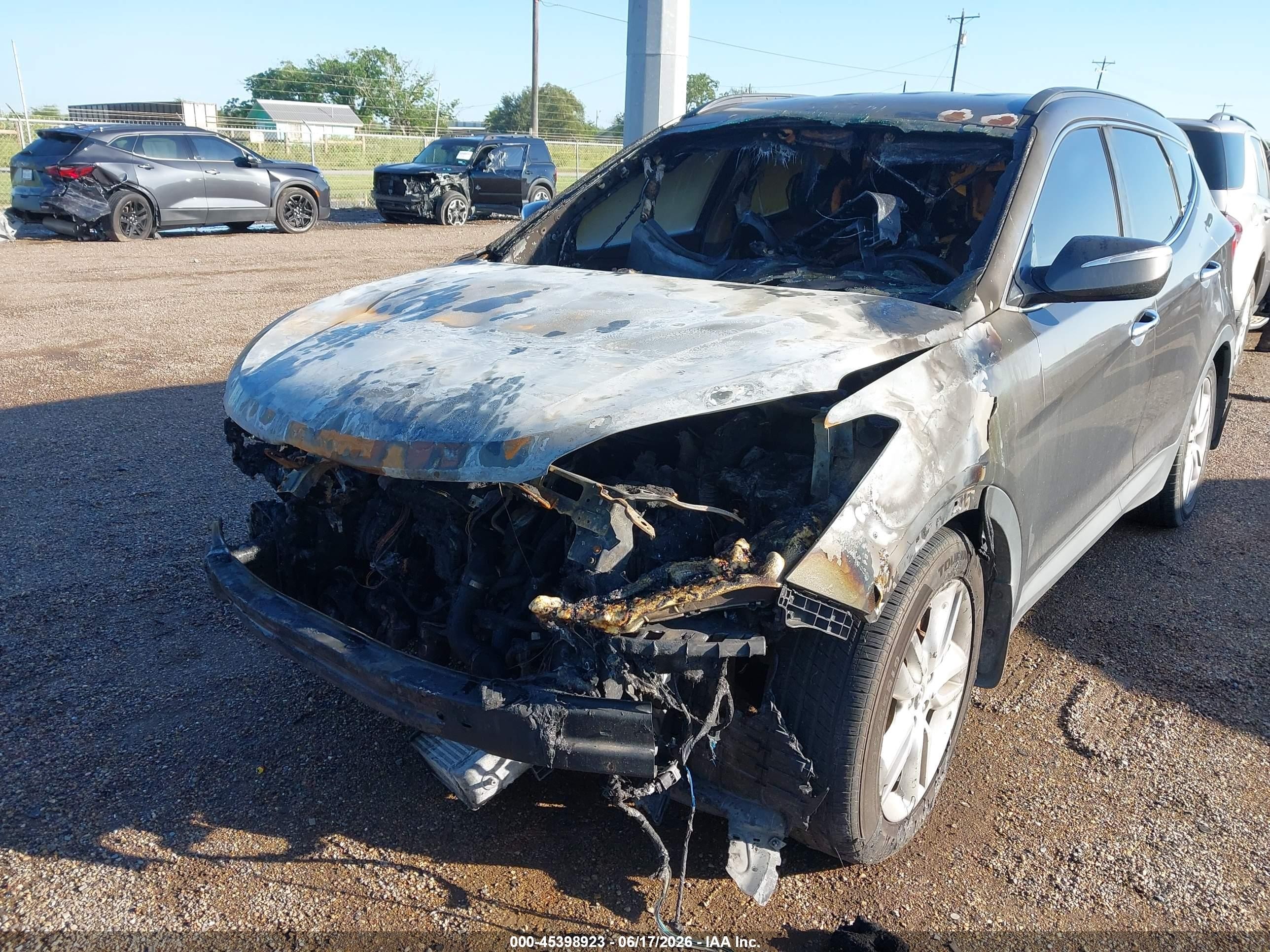 2013 Hyundai Santa Fe Sport 2.0t Brown vin: 5XYZU3LA1DG041075