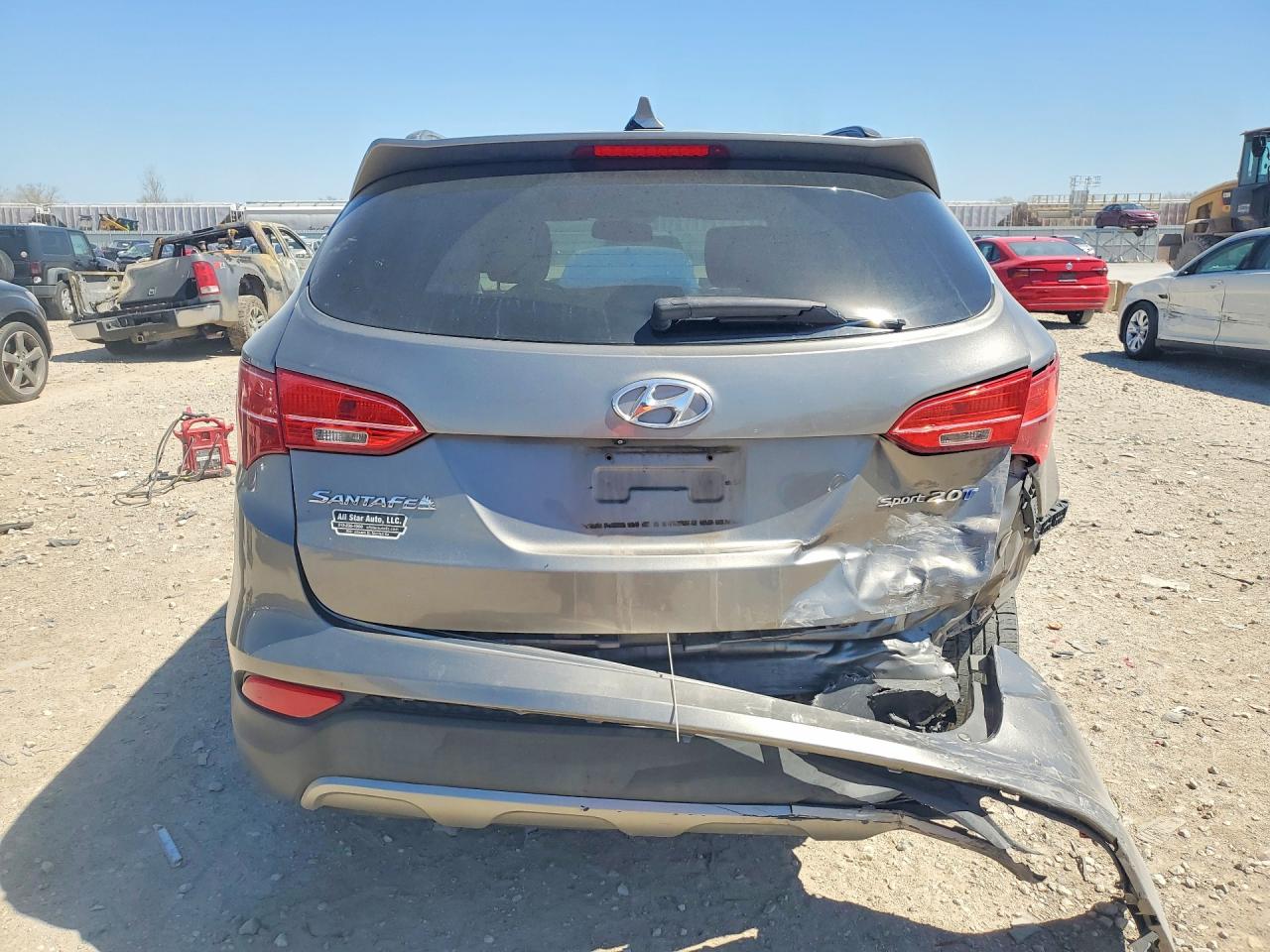 2013 Hyundai Santa Fe Sport 2.0t Gray vin: 5XYZU3LA1DG072763