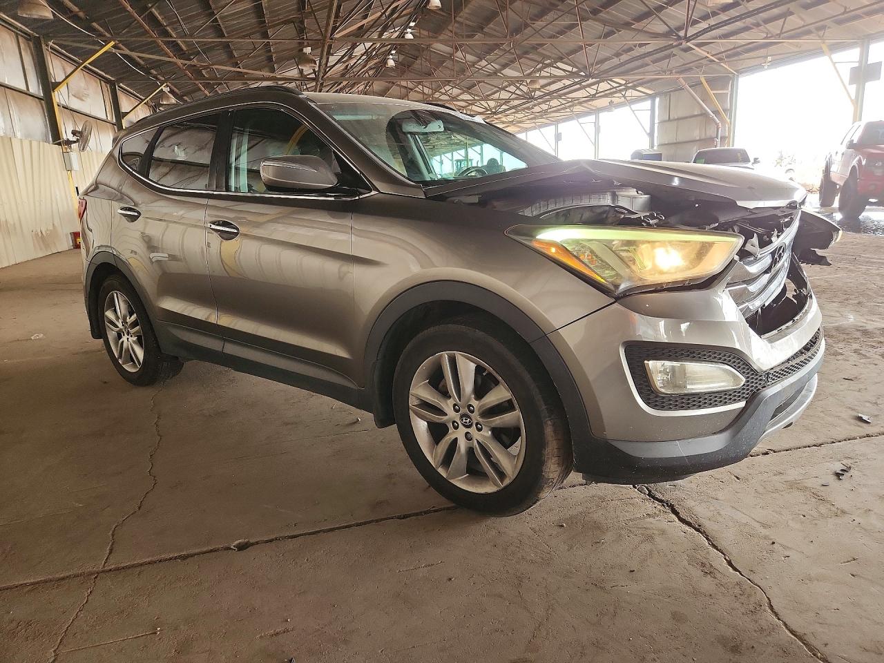 2013 Hyundai Santa Fe Sport 2.0t Gray vin: 5XYZU3LA1DG084184