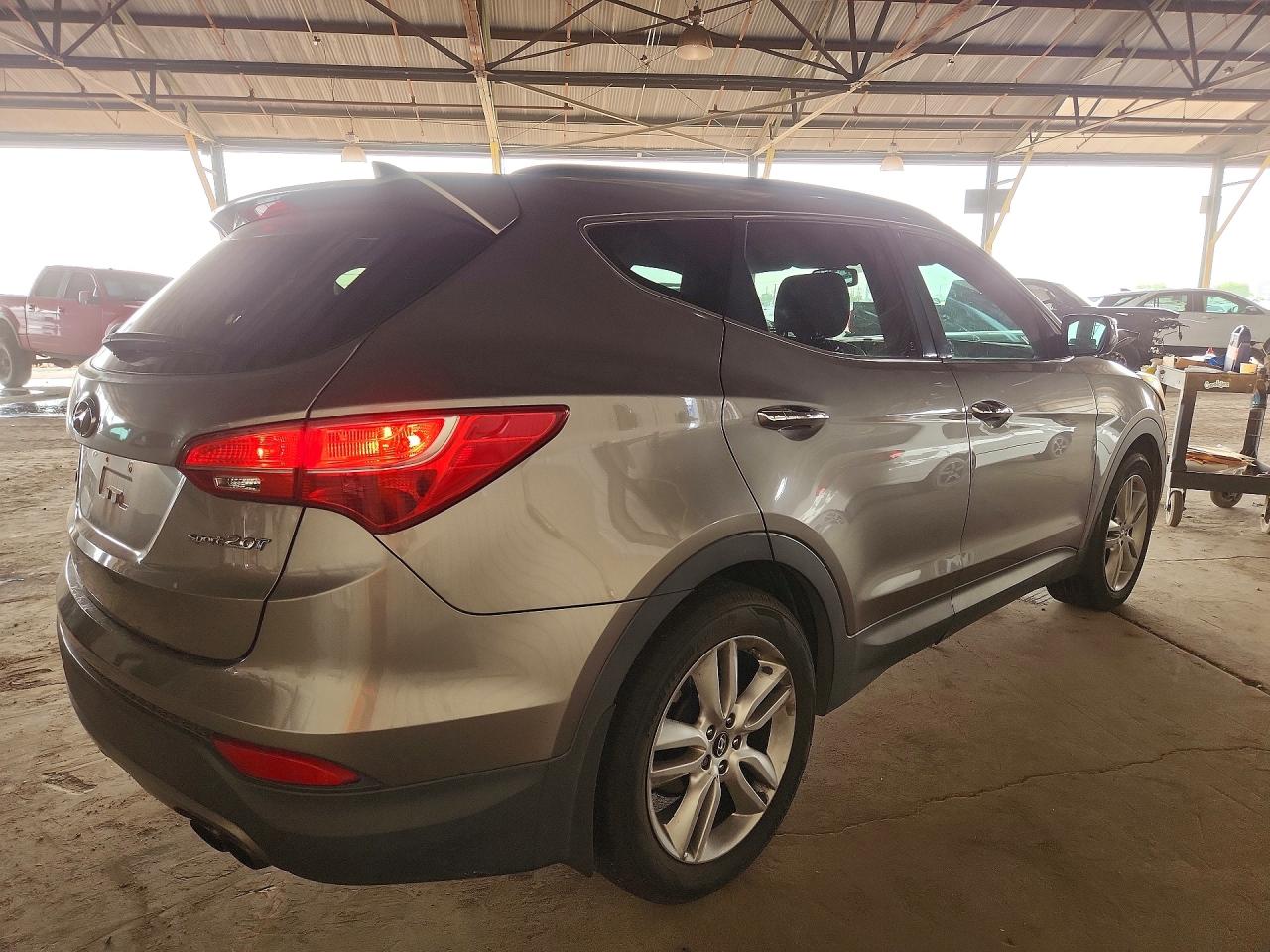 2013 Hyundai Santa Fe Sport 2.0t Gray vin: 5XYZU3LA1DG084184