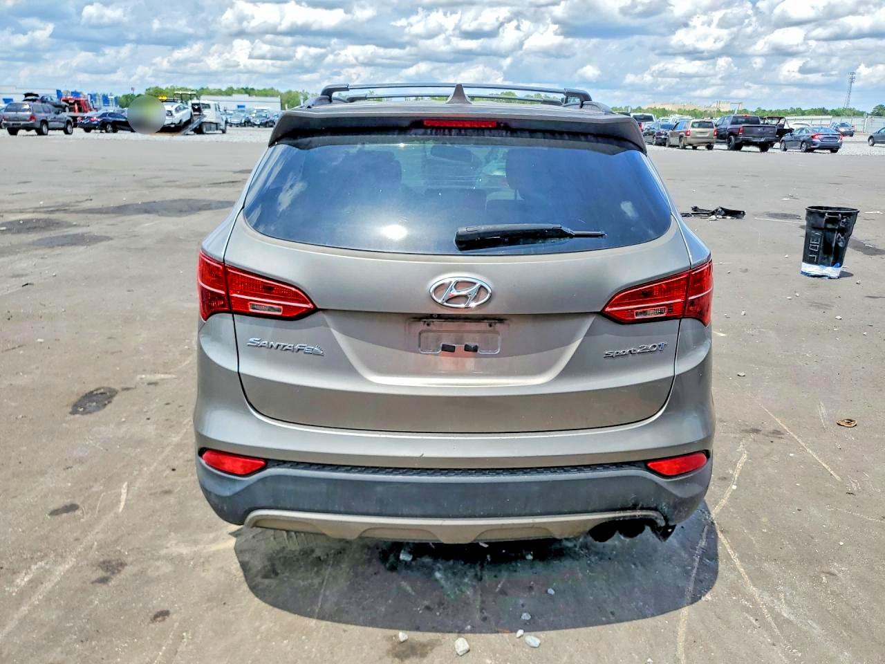 2013 Hyundai Santa Fe Sport 2.0t Gray vin: 5XYZU3LA1DG110136