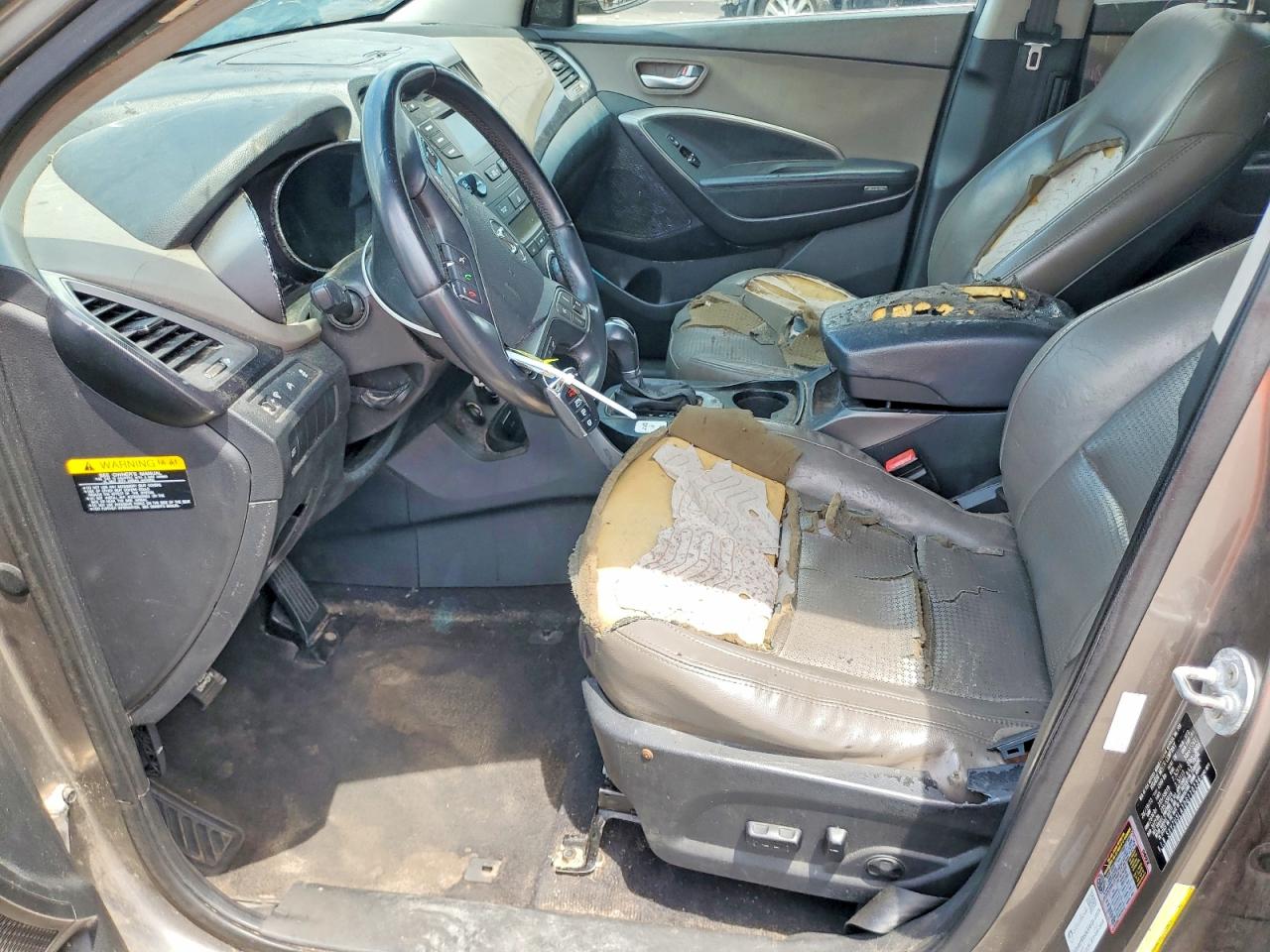 2013 Hyundai Santa Fe Sport 2.0t Gray vin: 5XYZU3LA1DG110136