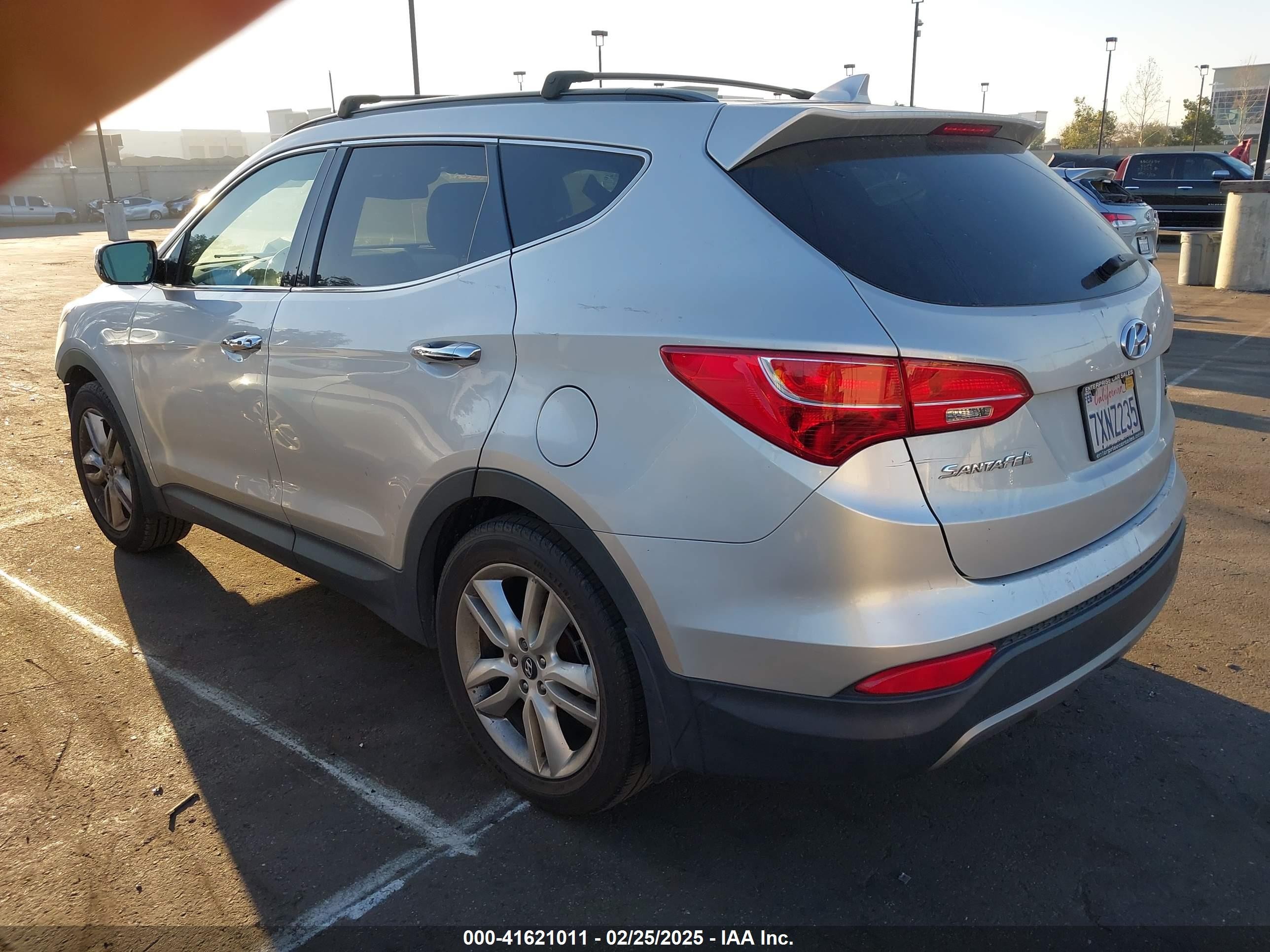 2014 Hyundai Santa Fe Sport 2.0l Turbo Silver vin: 5XYZU3LA1EG157068