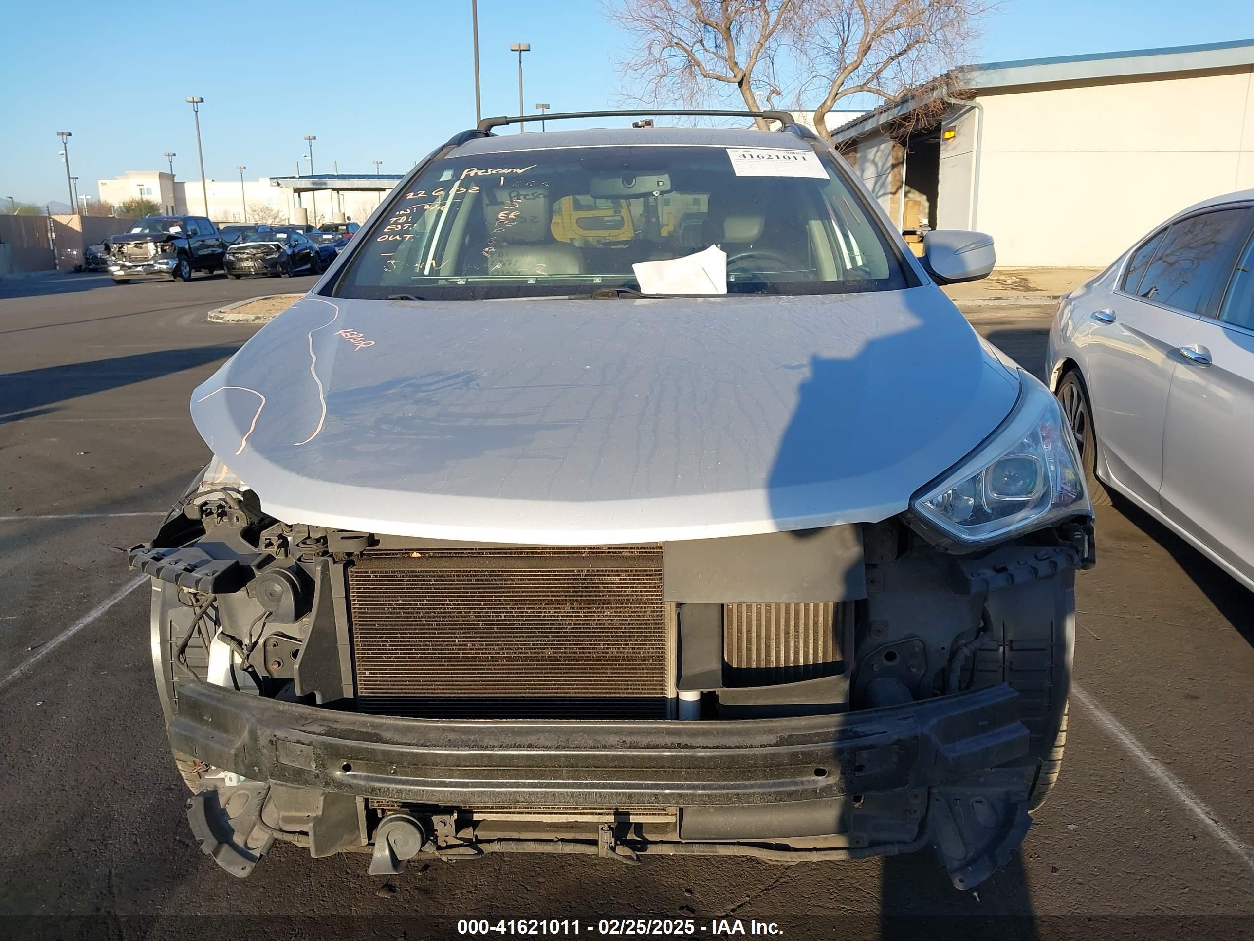 2014 Hyundai Santa Fe Sport 2.0l Turbo Silver vin: 5XYZU3LA1EG157068