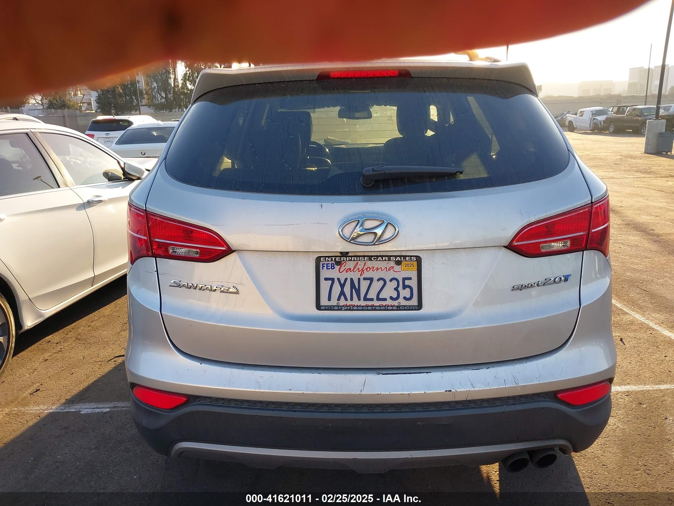 2014 Hyundai Santa Fe Sport 2.0l Turbo Silver vin: 5XYZU3LA1EG157068