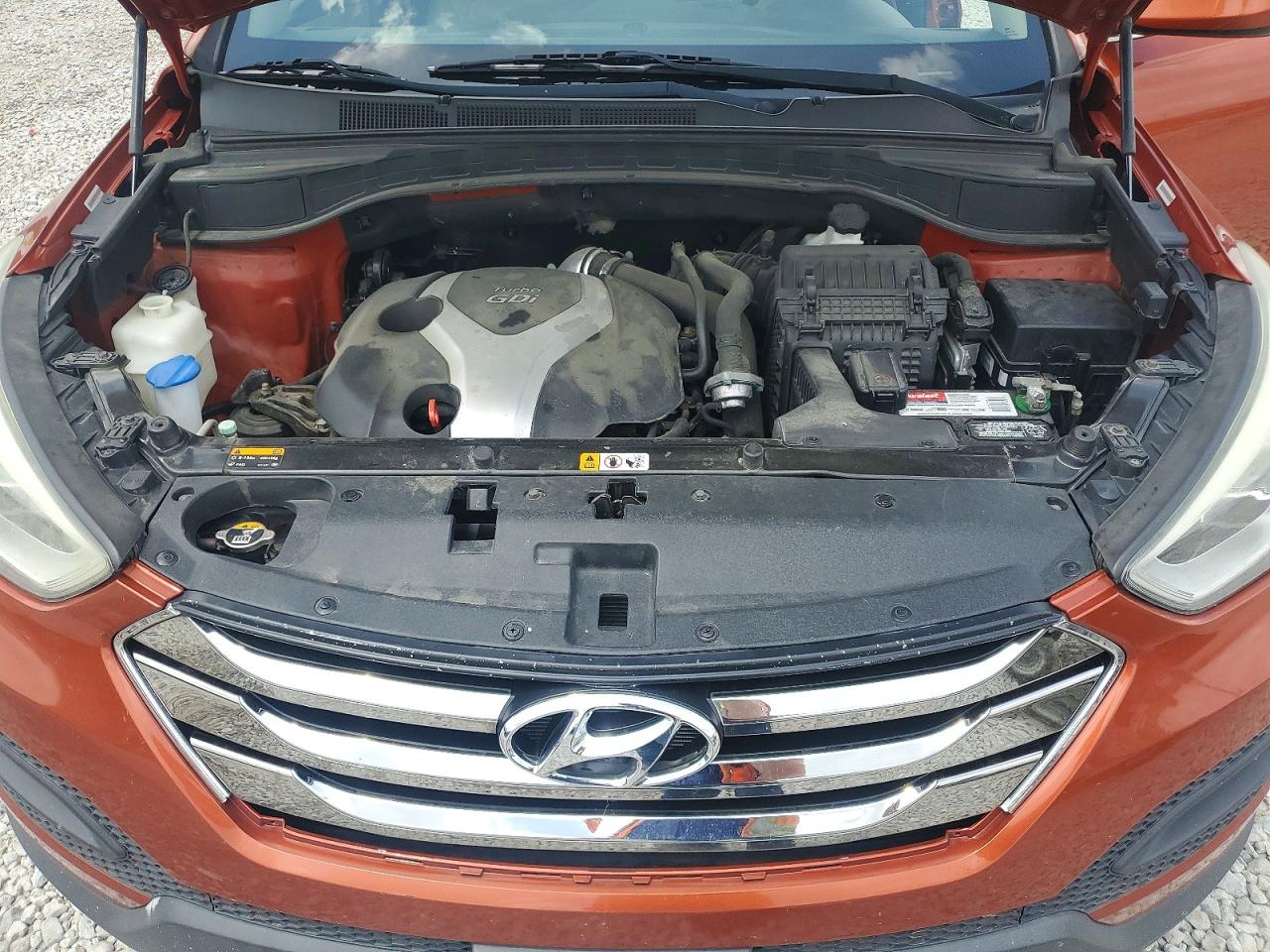 2014 Hyundai Santa Fe Sport 2.0t Orange vin: 5XYZU3LA1EG170239