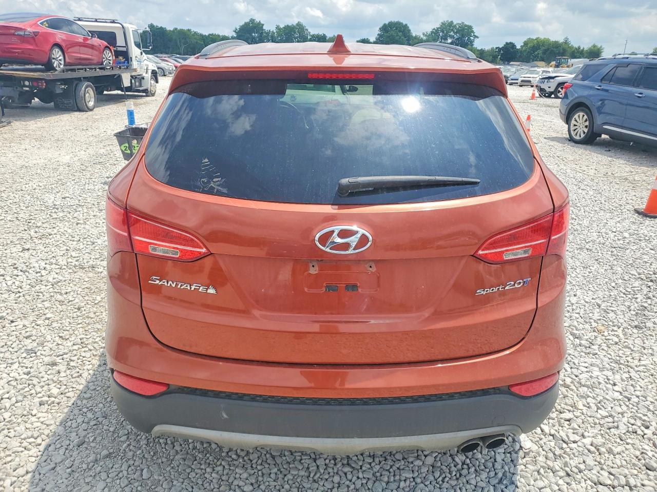 2014 Hyundai Santa Fe Sport 2.0t Orange vin: 5XYZU3LA1EG170239