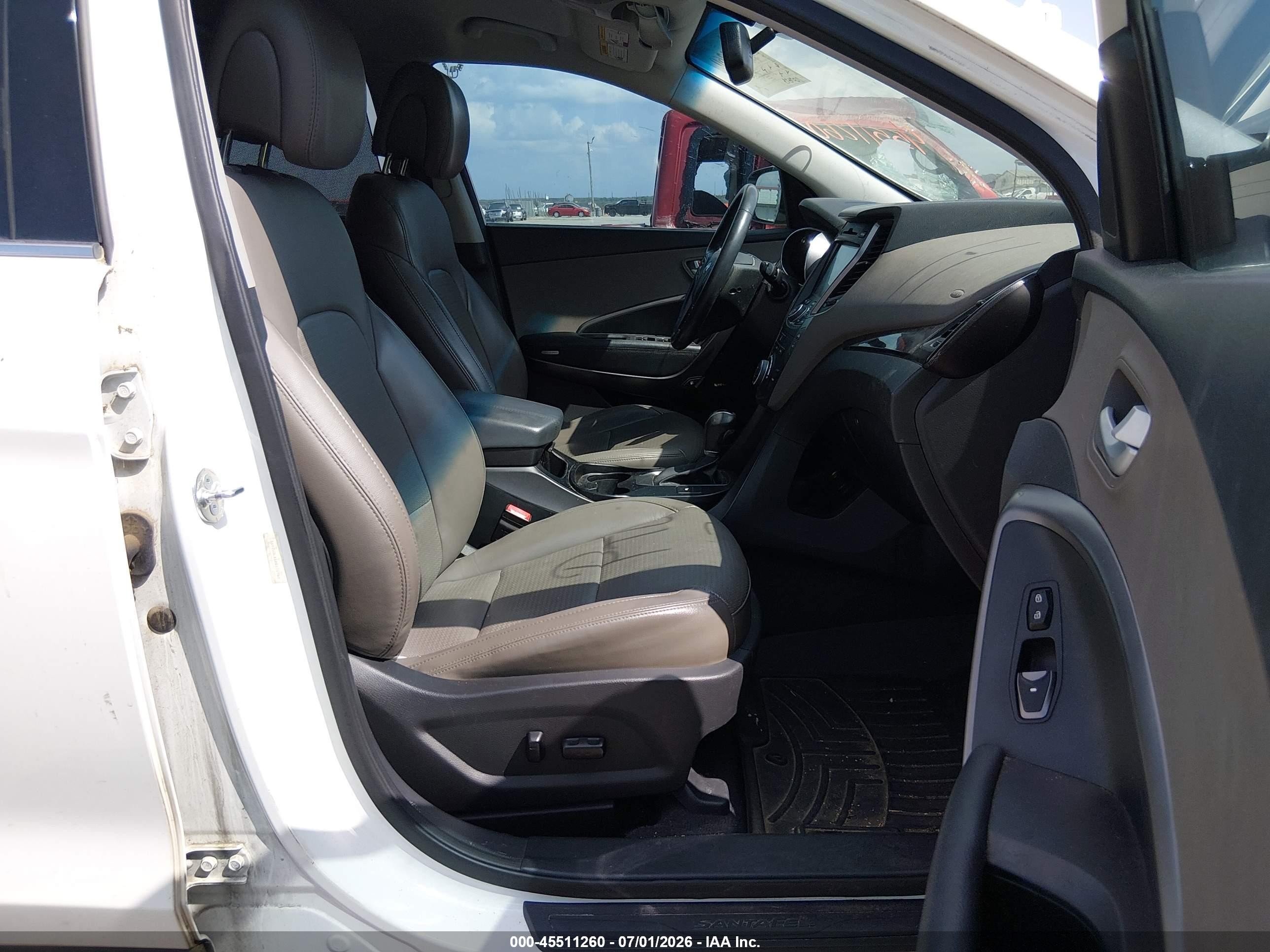 2014 Hyundai Santa Fe Sport 2.0l Turbo White vin: 5XYZU3LA1EG171763