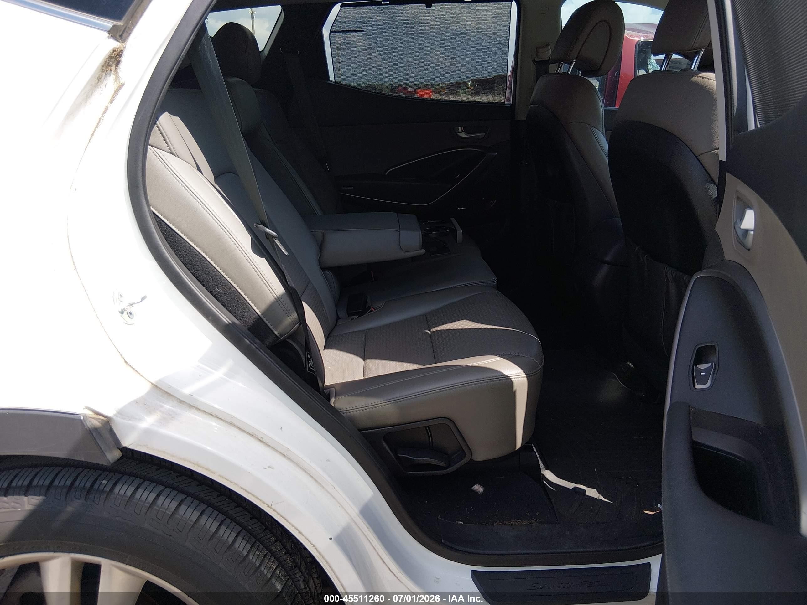 2014 Hyundai Santa Fe Sport 2.0l Turbo White vin: 5XYZU3LA1EG171763