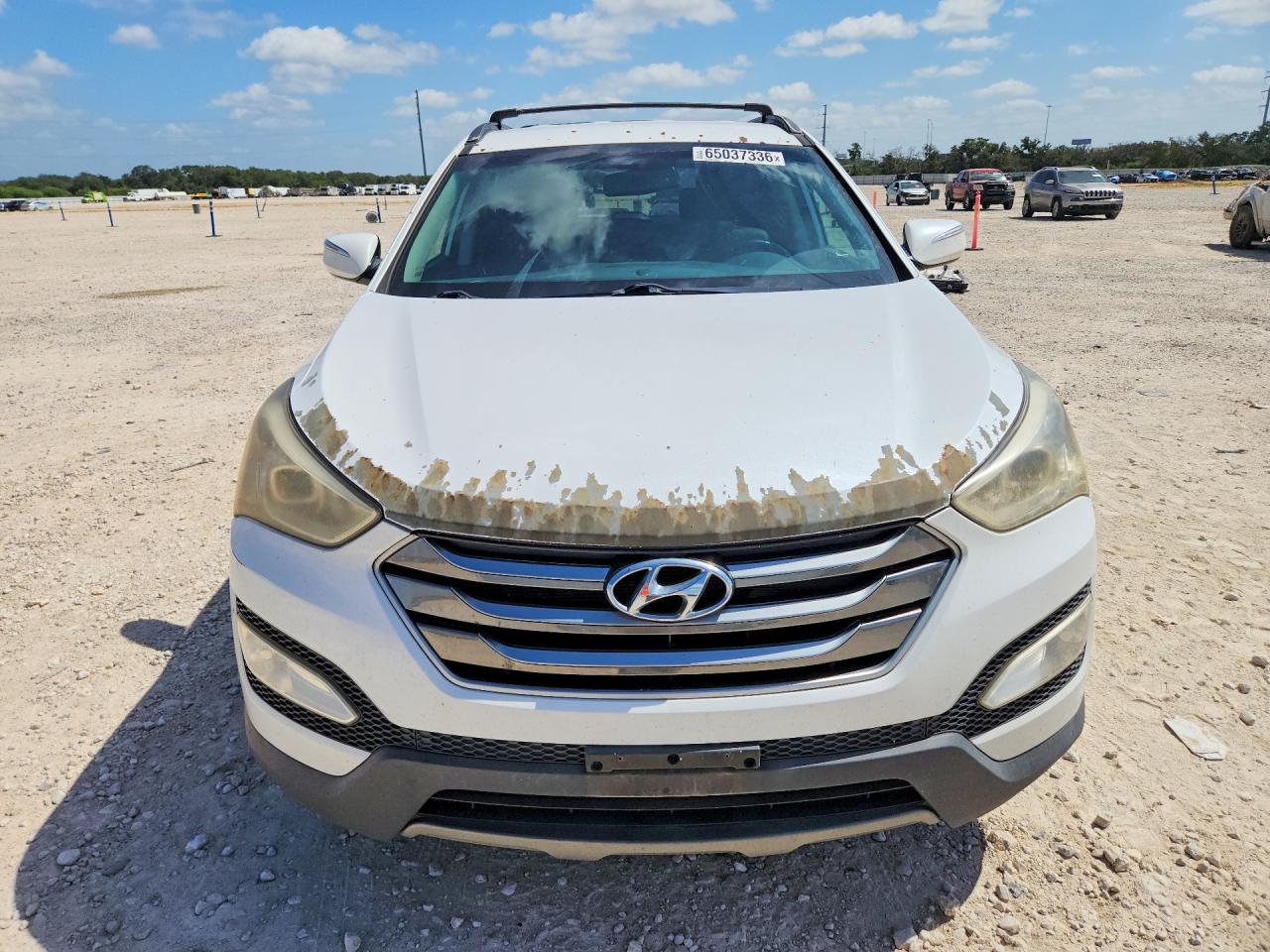 2015 Hyundai Santa Fe Sport 2.0t Белый vin: 5XYZU3LA1FG267782