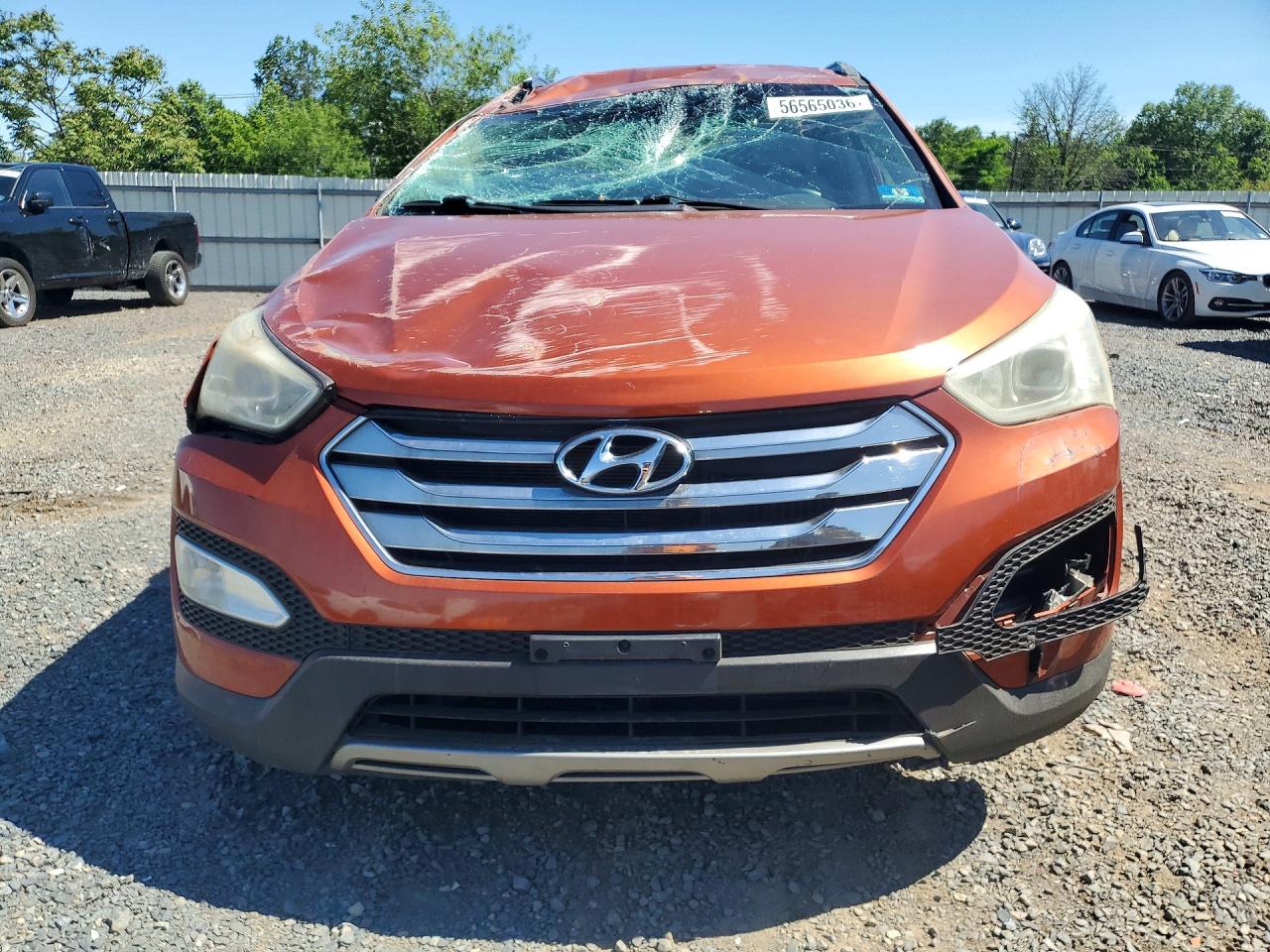 2013 Hyundai Santa Fe Sport 2.0t Orange vin: 5XYZU3LA2DG047239