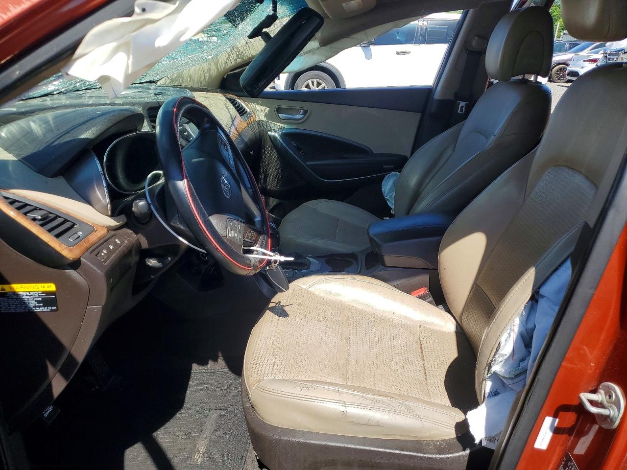 2013 Hyundai Santa Fe Sport 2.0t Orange vin: 5XYZU3LA2DG047239