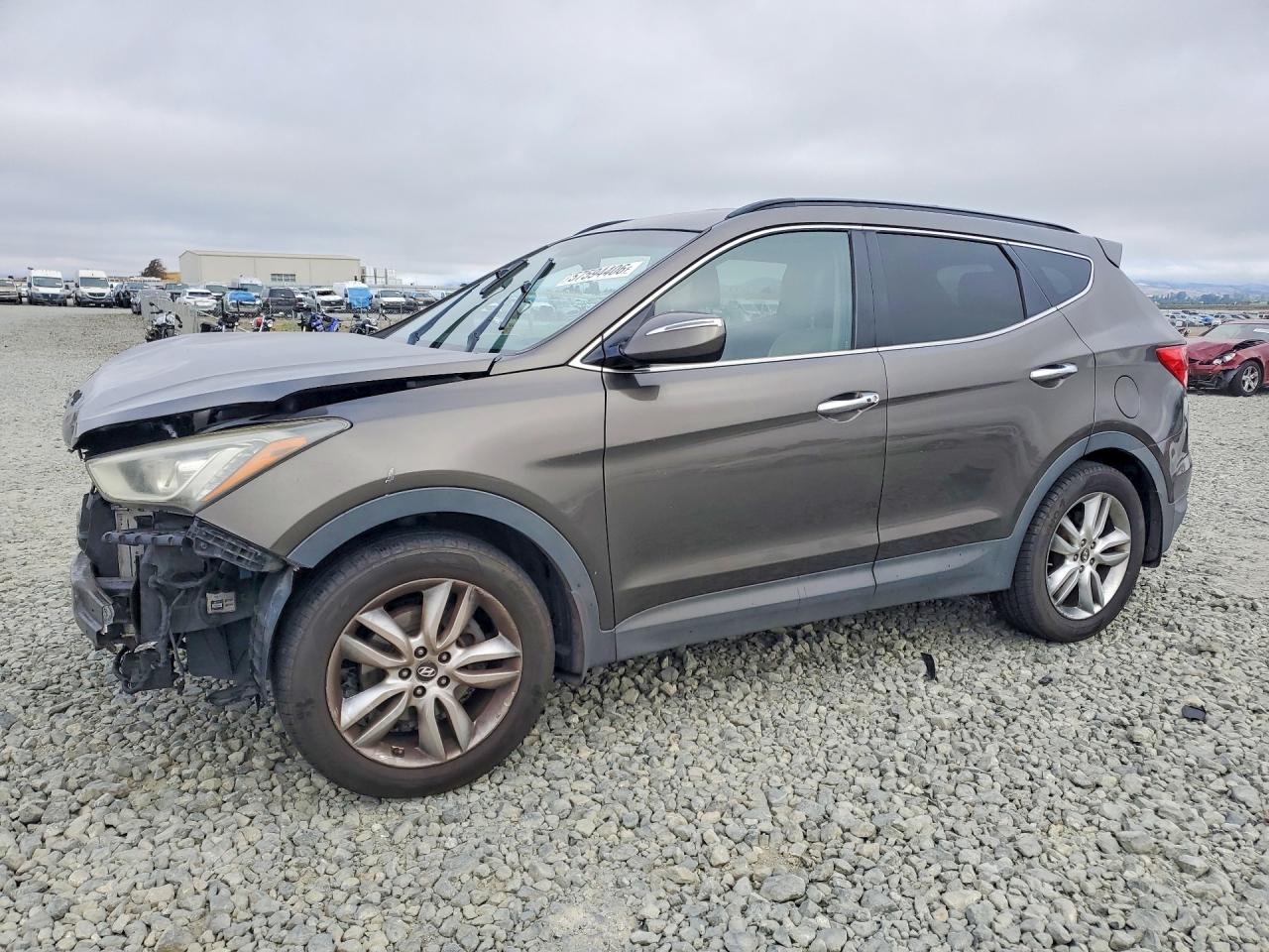 2013 Hyundai Santa Fe Sport 2.0t Brown vin: 5XYZU3LA2DG067183