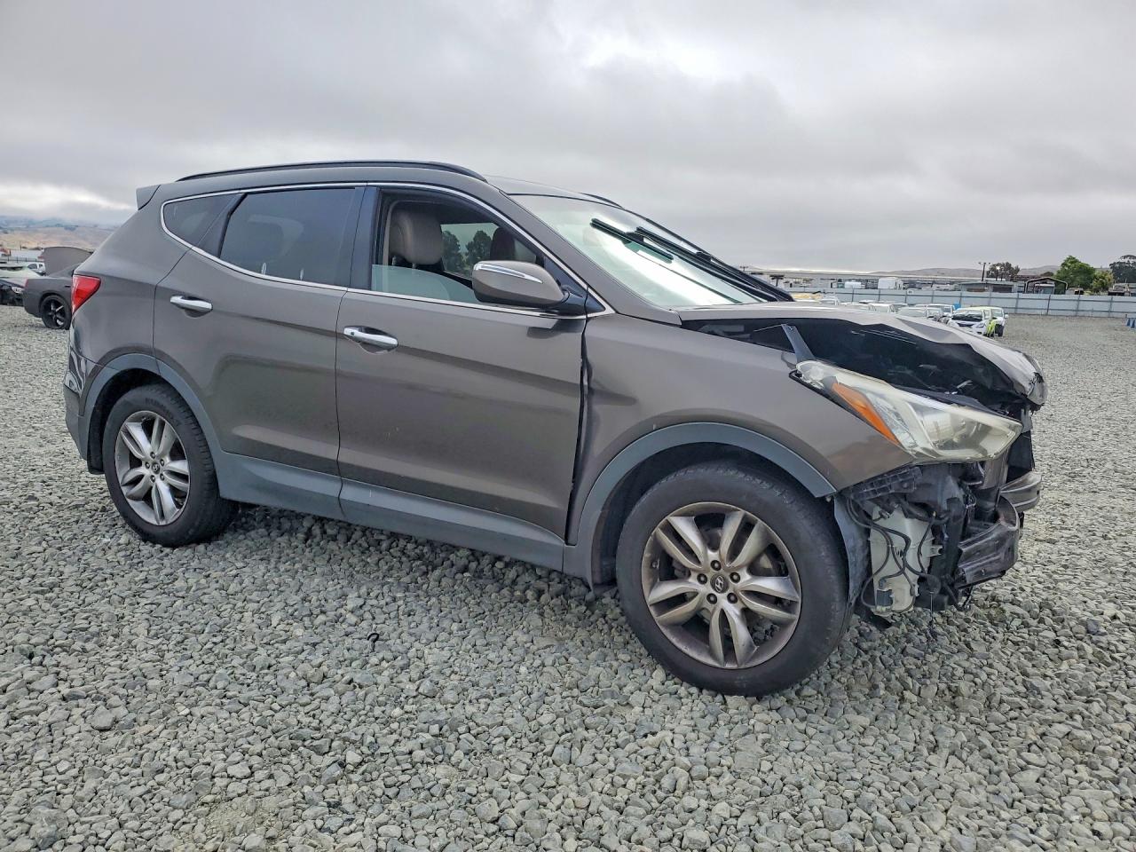 2013 Hyundai Santa Fe Sport 2.0t Brown vin: 5XYZU3LA2DG067183