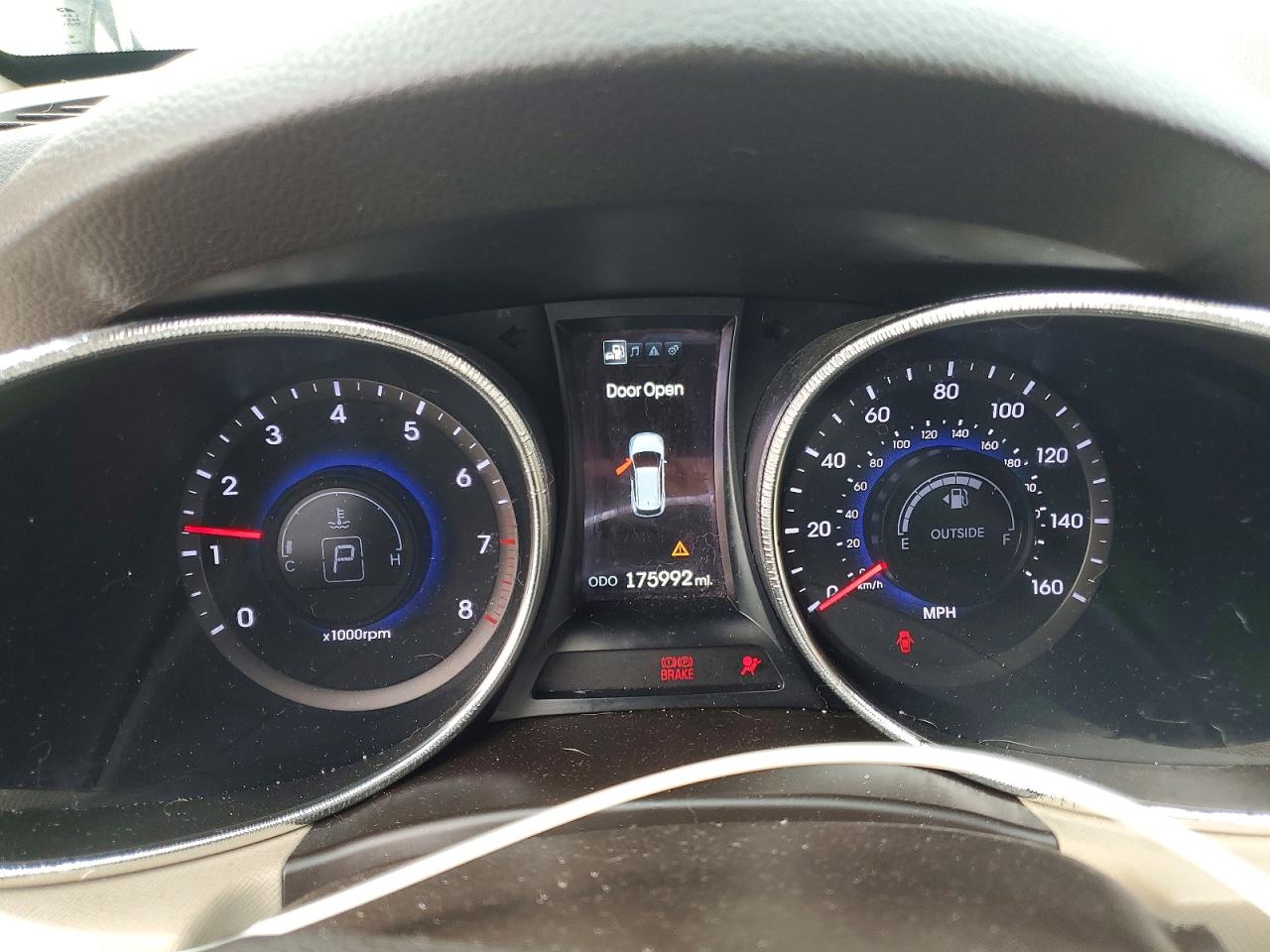 2013 Hyundai Santa Fe Sport 2.0t Brown vin: 5XYZU3LA2DG067183