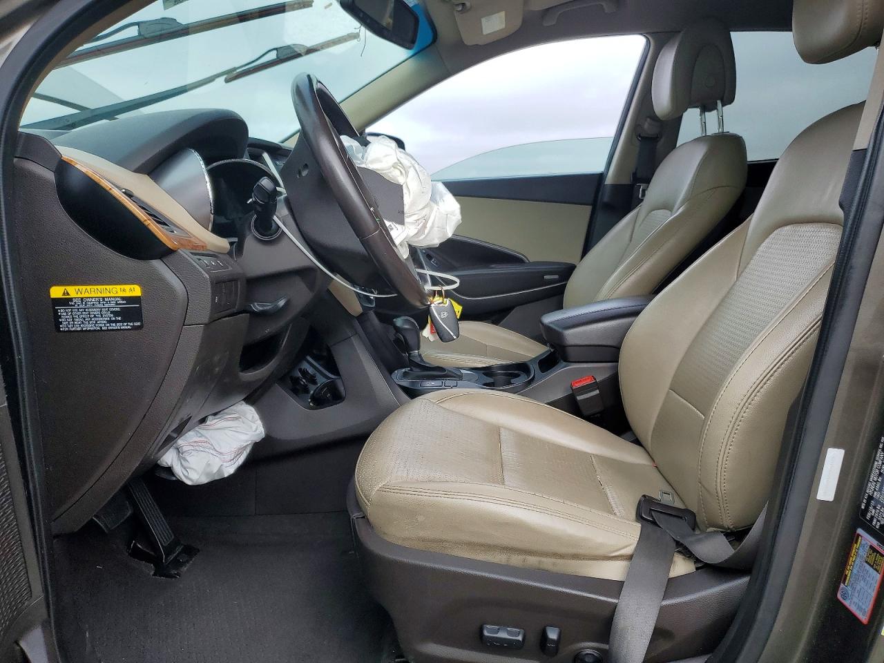 2013 Hyundai Santa Fe Sport 2.0t Brown vin: 5XYZU3LA2DG067183