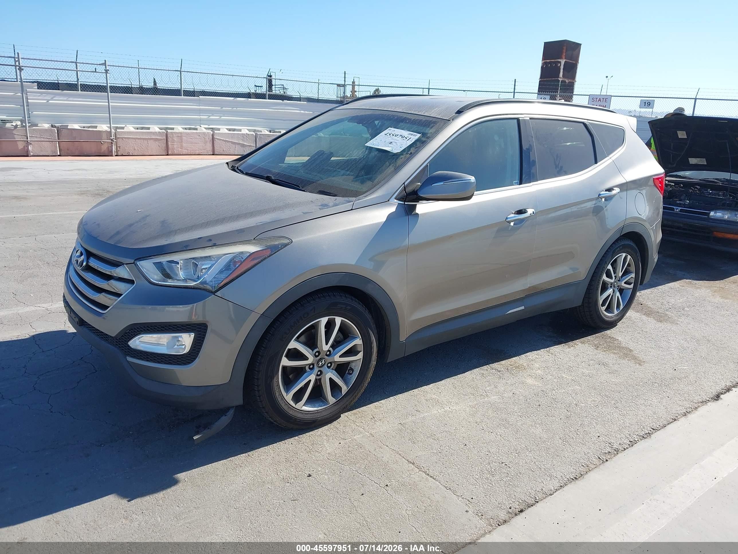 2014 Hyundai Santa Fe Sport 2.0l Turbo Tan vin: 5XYZU3LA2EG127223