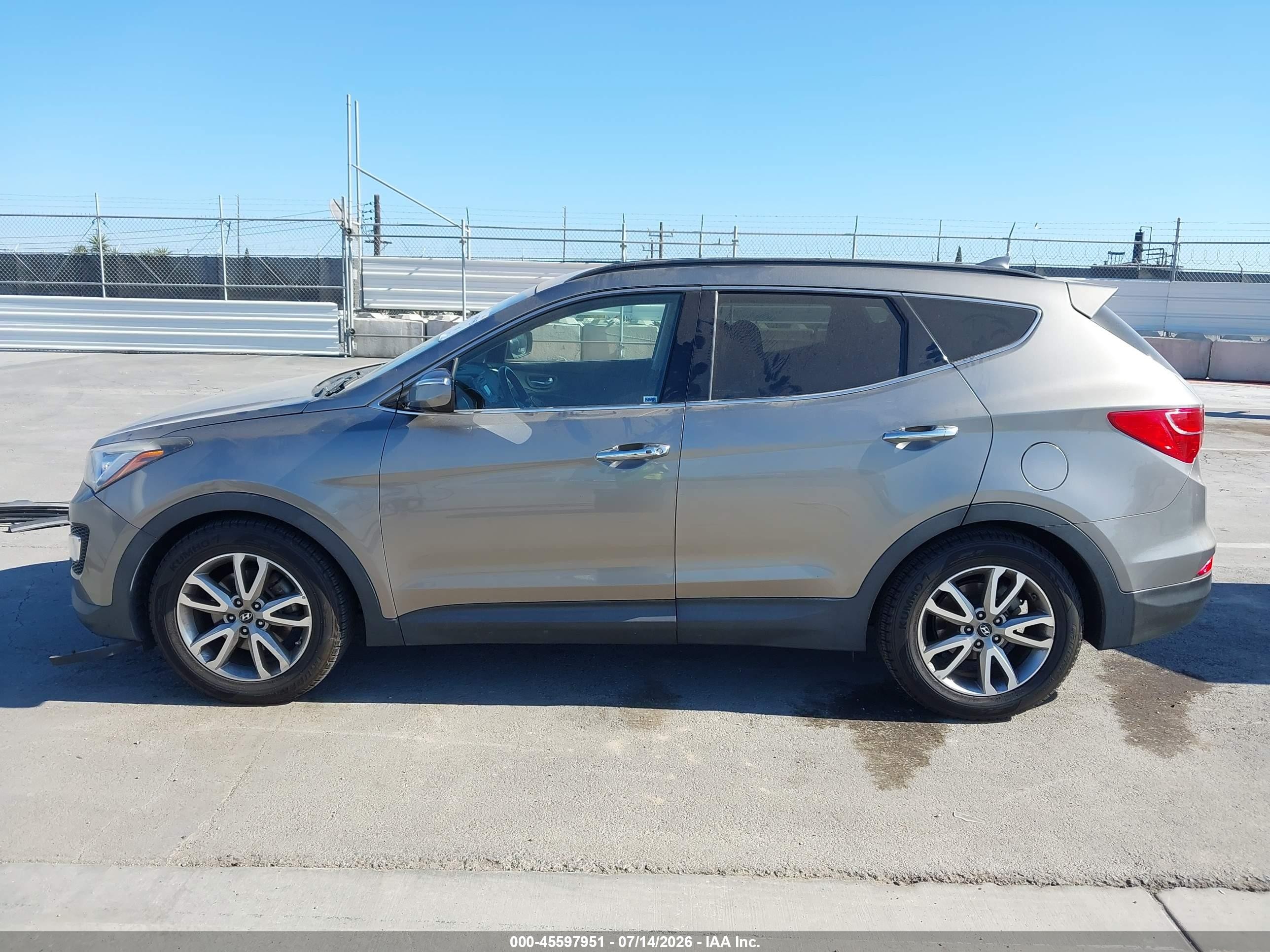 2014 Hyundai Santa Fe Sport 2.0l Turbo Tan vin: 5XYZU3LA2EG127223
