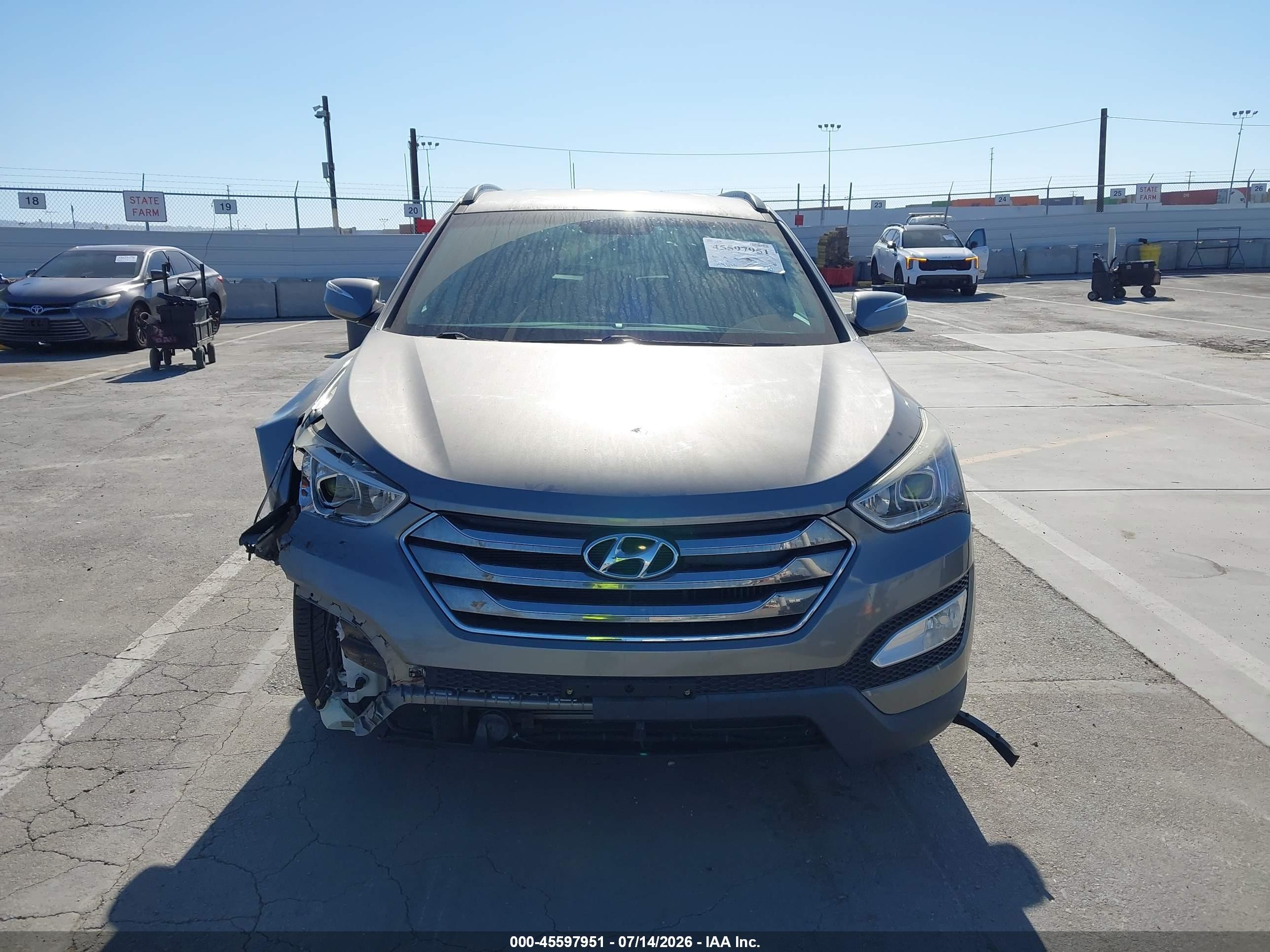 2014 Hyundai Santa Fe Sport 2.0l Turbo Tan vin: 5XYZU3LA2EG127223