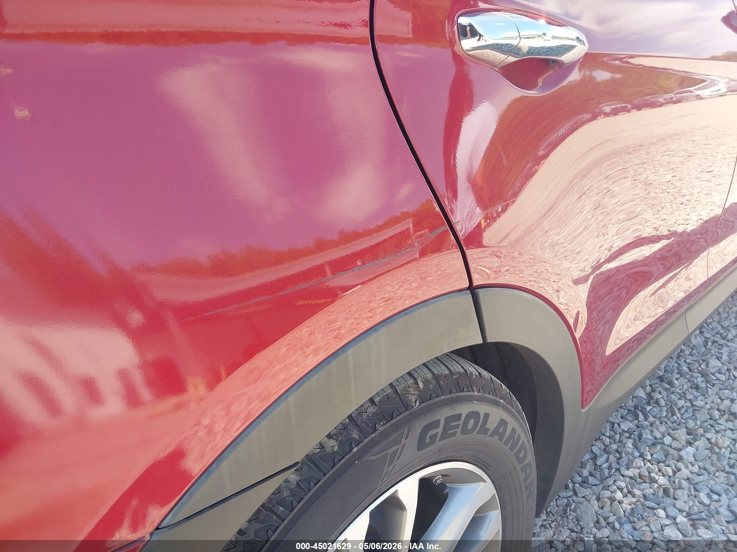 2014 Hyundai Santa Fe Sport 2.0l Turbo Red vin: 5XYZU3LA2EG127433