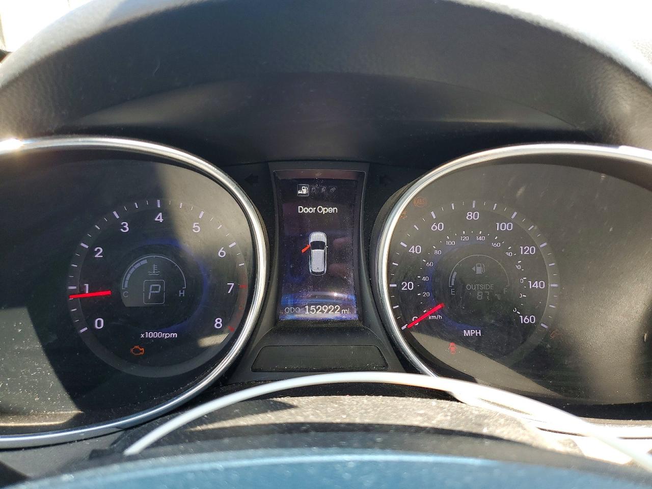 2014 Hyundai Santa Fe Sport 2.0t Gray vin: 5XYZU3LA2EG140716